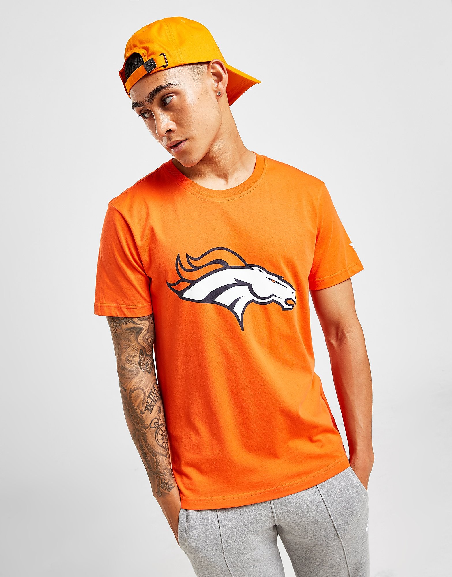 

Official Team NFL Denver Broncos Logo T-Shirt - Orange - Mens, Orange