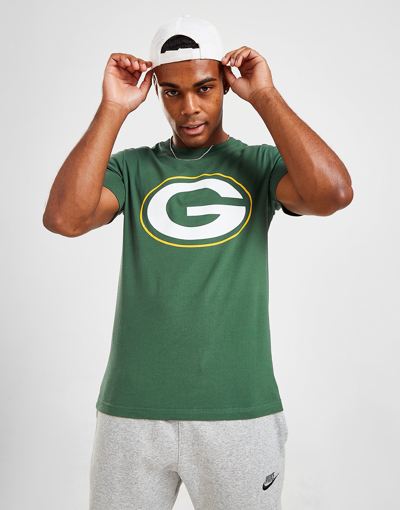 Official Team NFL Green Bay Packers Logo T-Shirt - Green - Mens, Green