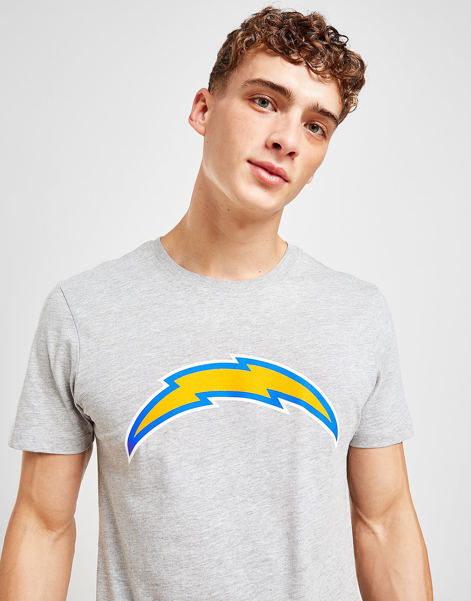 

Official Team NFL Los Angeles Chargers Logo T-Shirt - Grey - Mens, Grey
