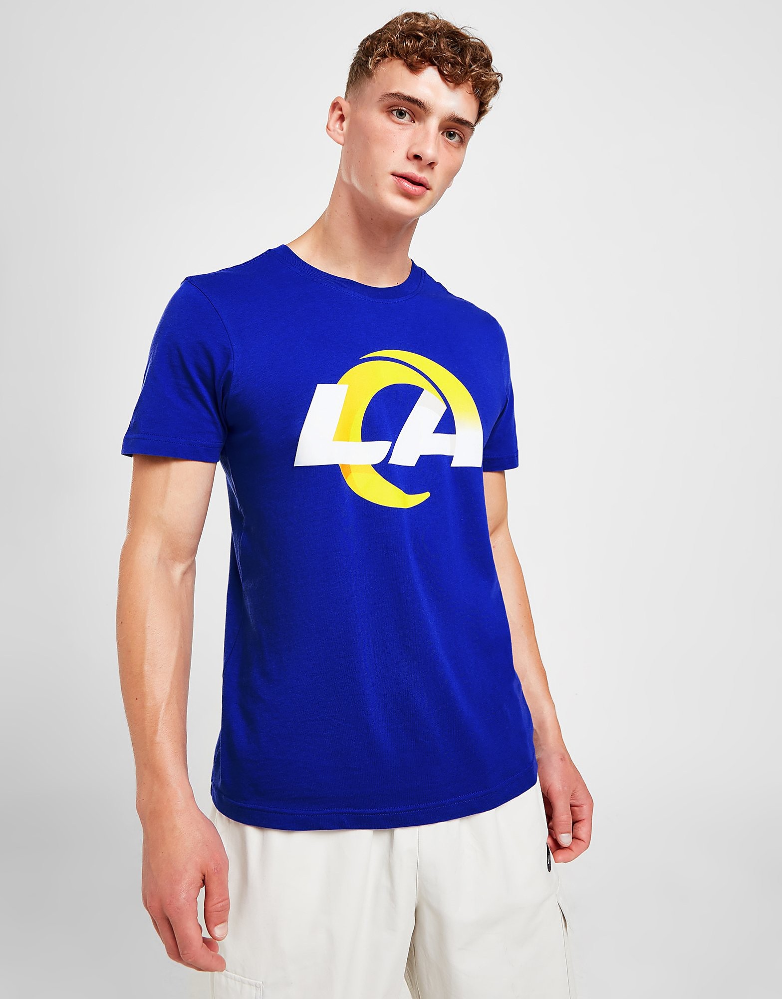 

Official Team NFL Los Angeles Rams Logo T-Shirt - Blue - Mens, Blue