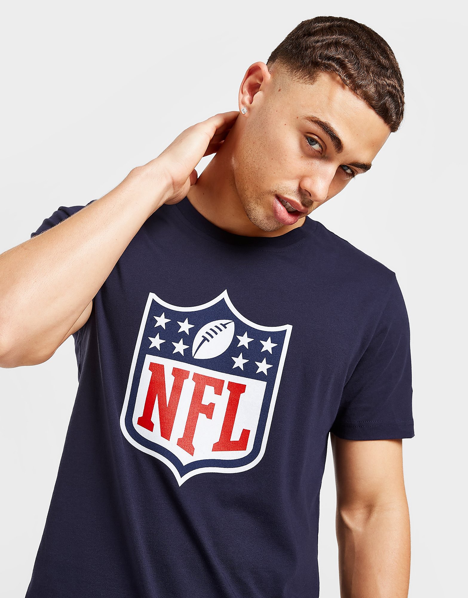 Official Team T-Shirt NFL Logo - Azul - Mens, Azul