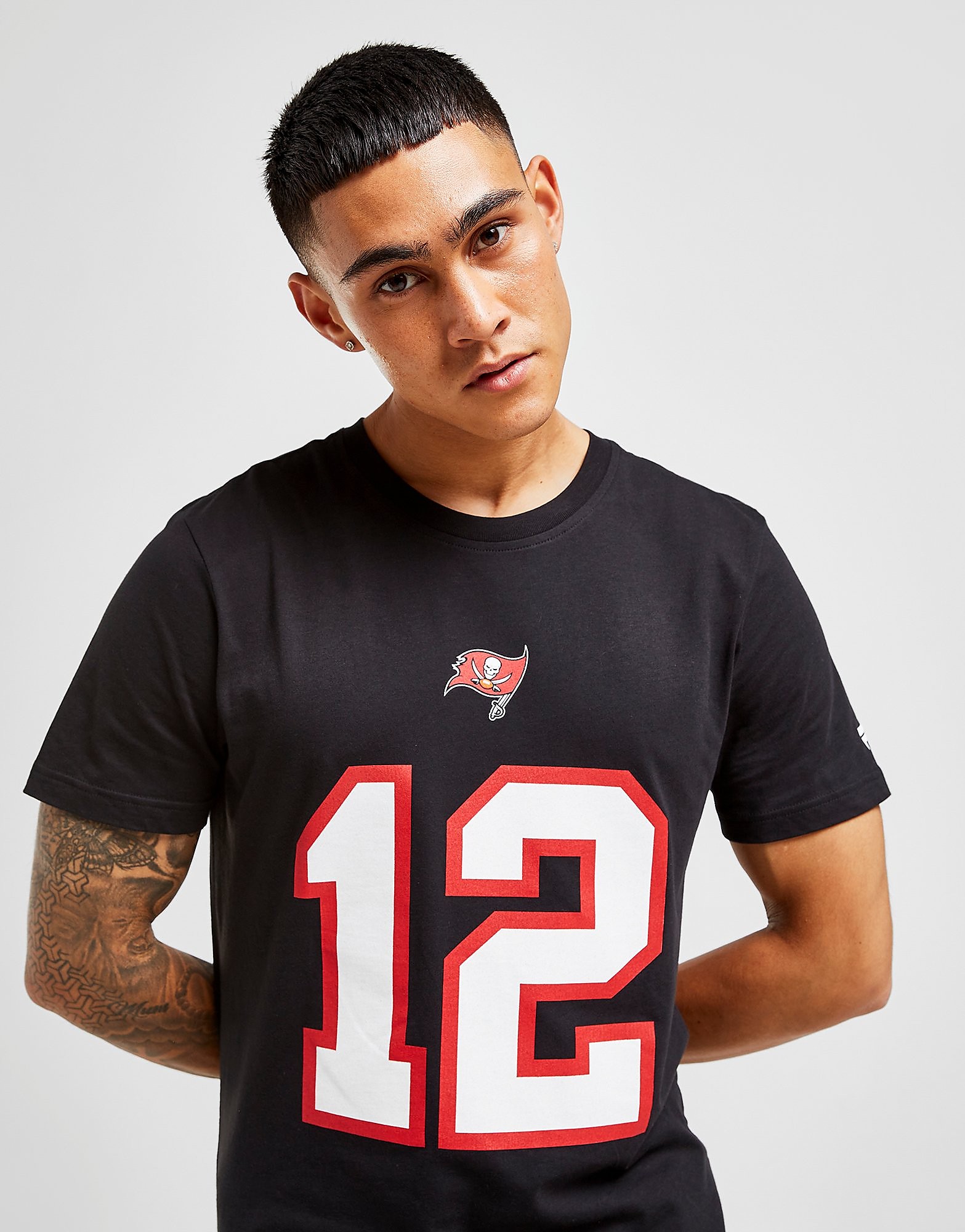 

Official Team NFL Tampa Bay Buccaneers Brady #12 T-Shirt - Black - Mens, Black