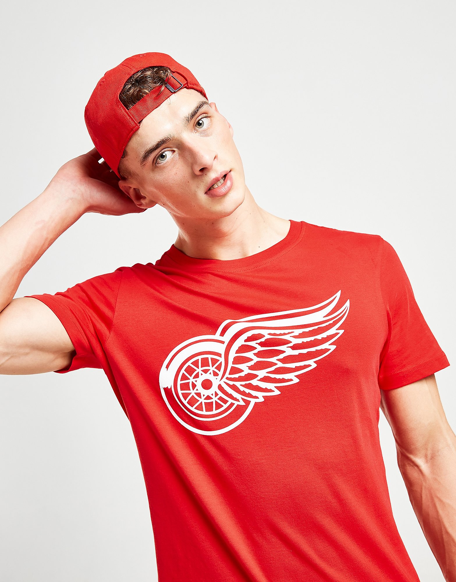 

Official Team NHL Detroit Red Wings Short Sleeve T-Shirt - Red - Mens, Red