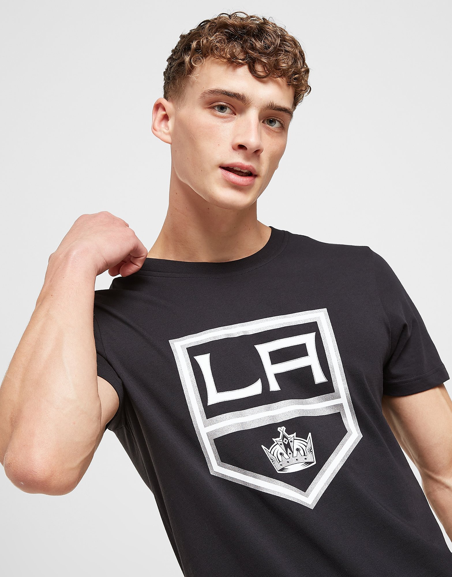 Official Team NHL Los Angeles Kings Logo T-Shirt - Black - Mens, Black