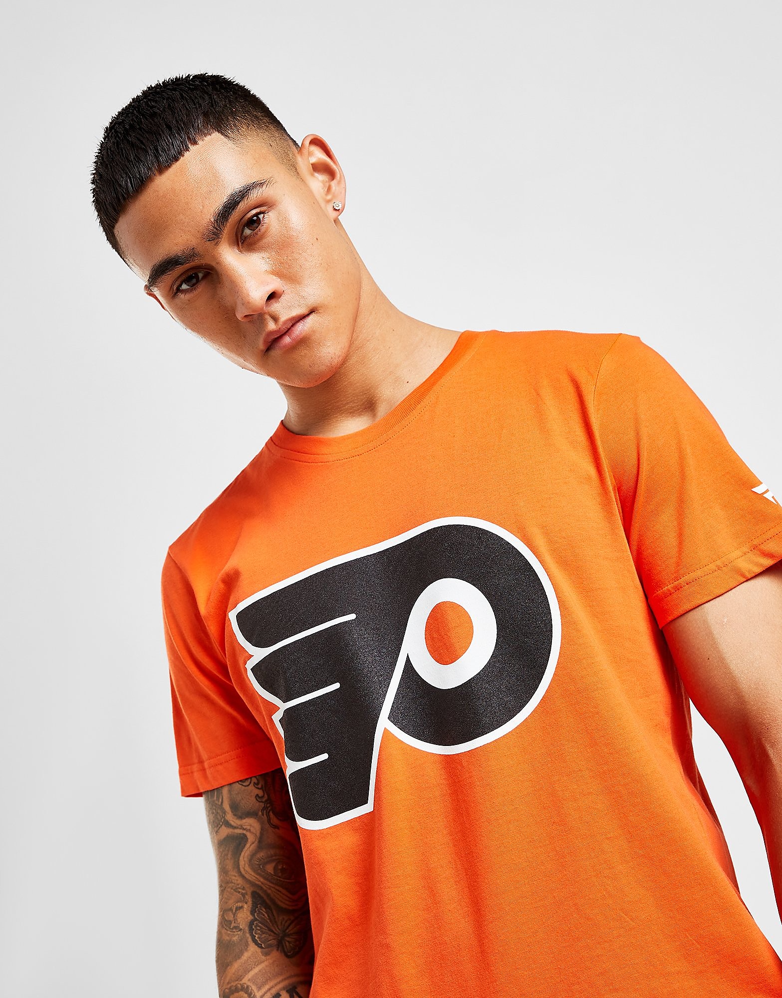 

Official Team NHL Philadelphia Flyers Logo T-Shirt - Orange - Mens, Orange