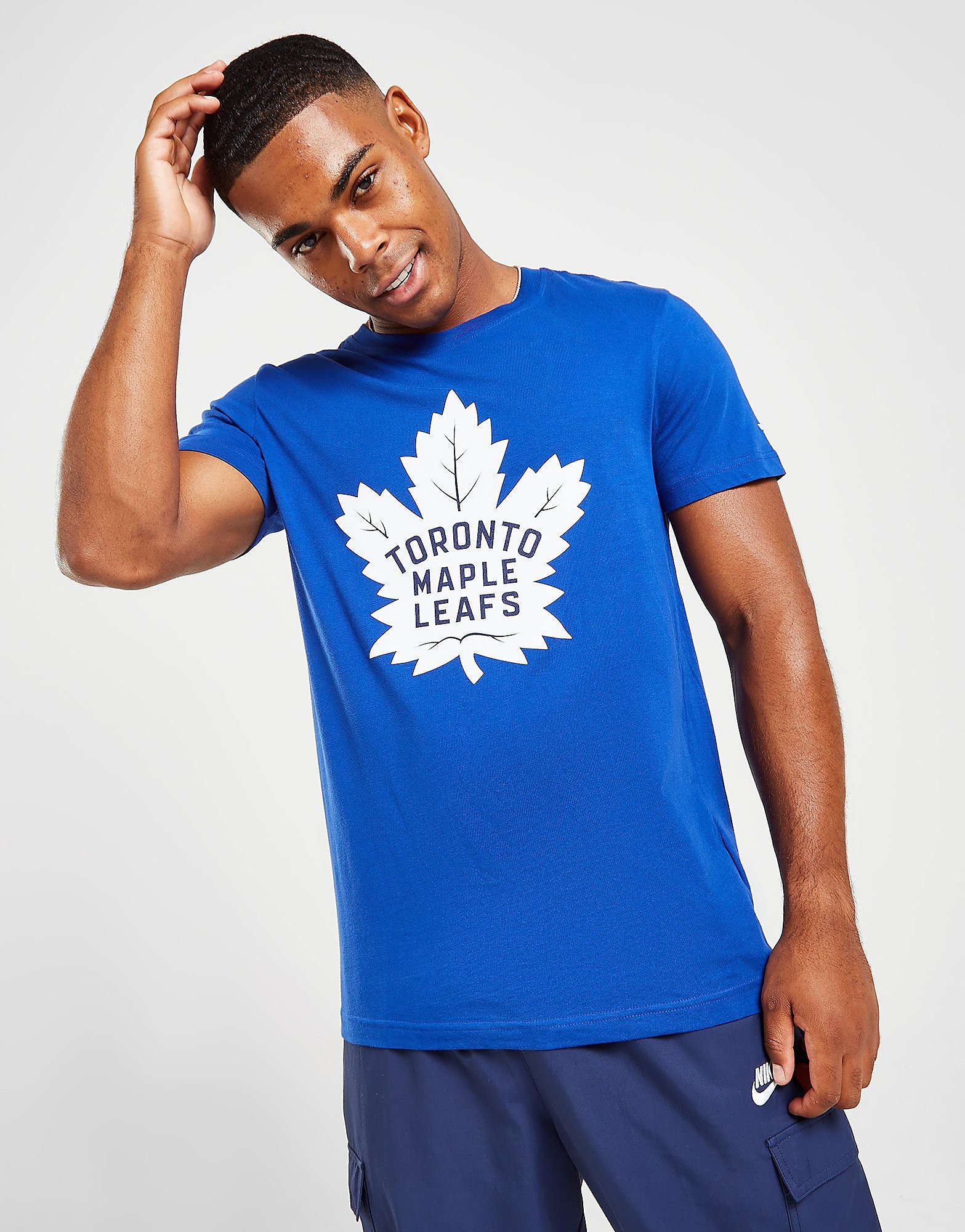 

Official Team NHL Toronto Maple Leafs Logo T-Shirt - Blue - Mens, Blue