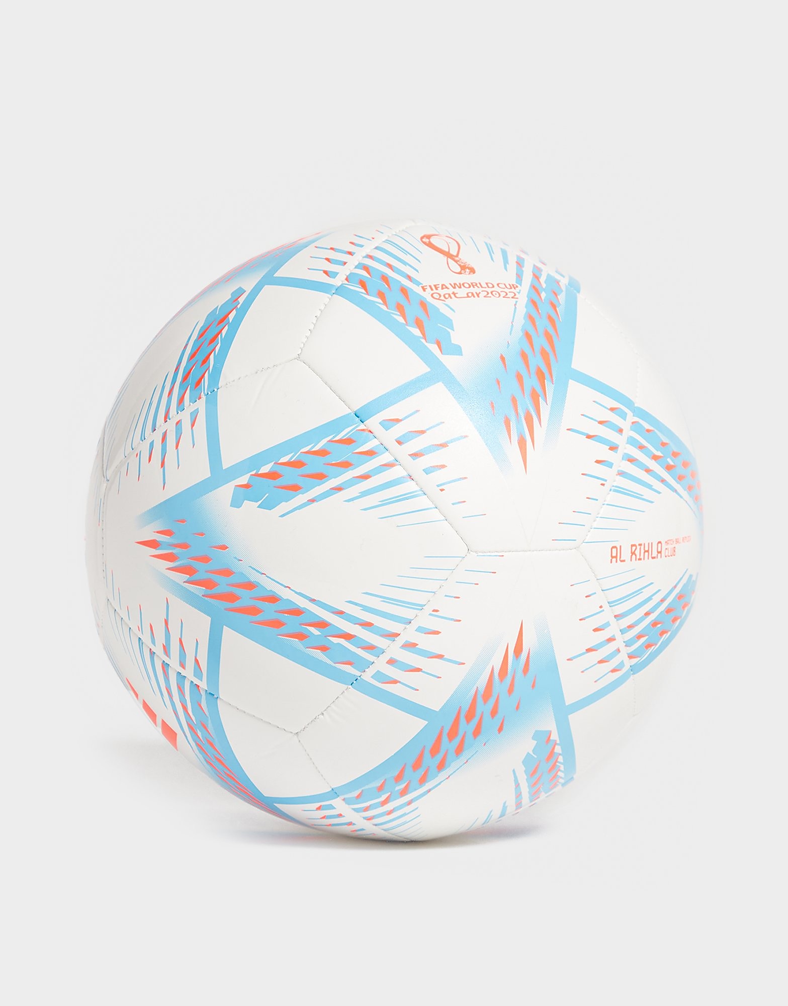 

adidas World Cup 2022 Al Rihla Club Football - White / Pantone / Solar Red - Womens, White / Pantone / Solar Red