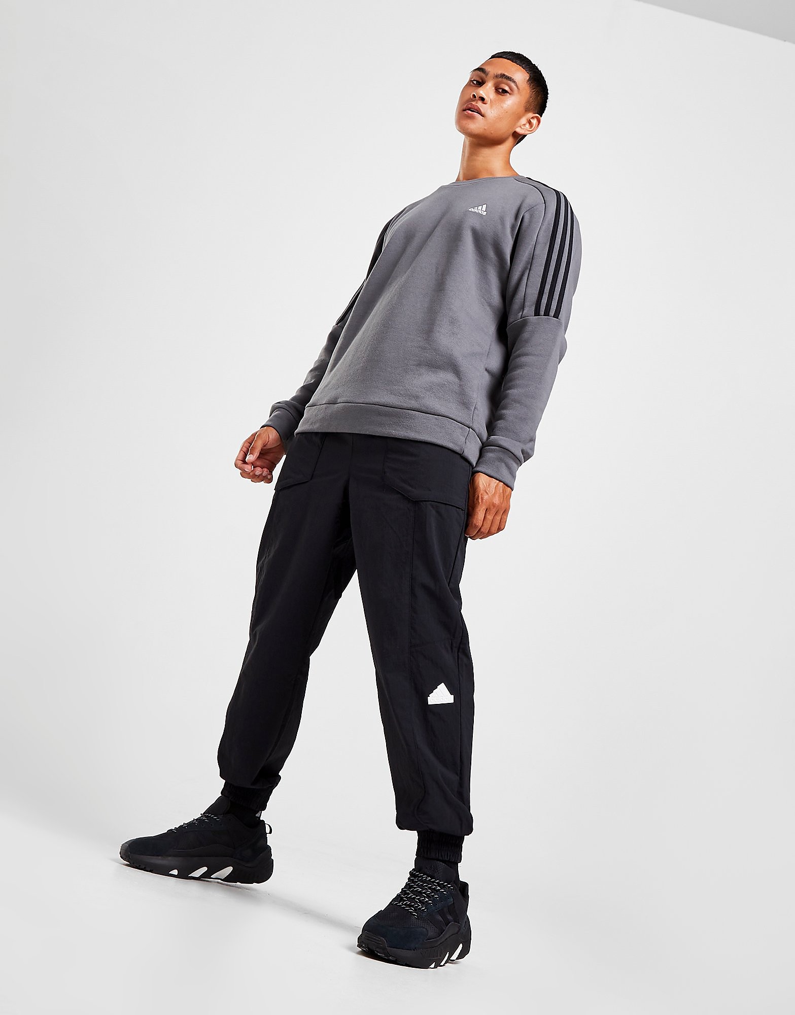 

adidas Sportswear Cargo Track Pants - Black - Mens, Black