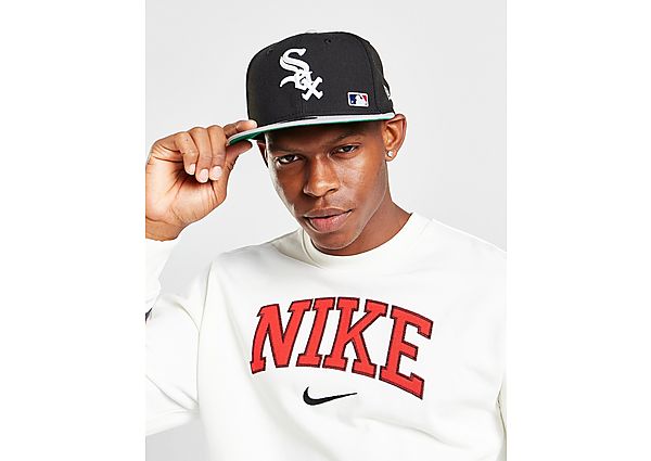 New Era MLB Chicago White Sox Team Arch Snapback Cap - Black, Black