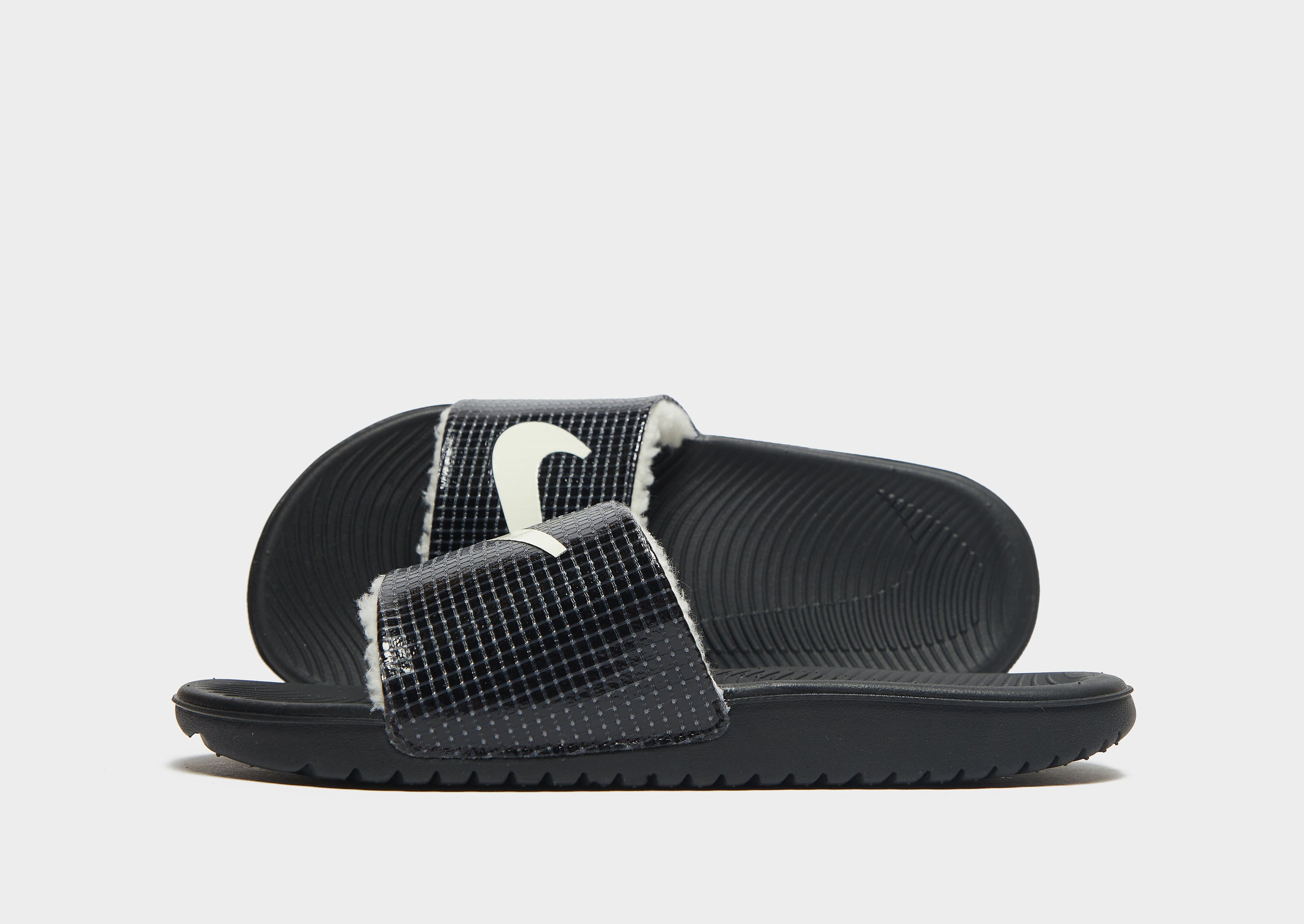 Nike Kawa Slides Children - Black - Kids, Black