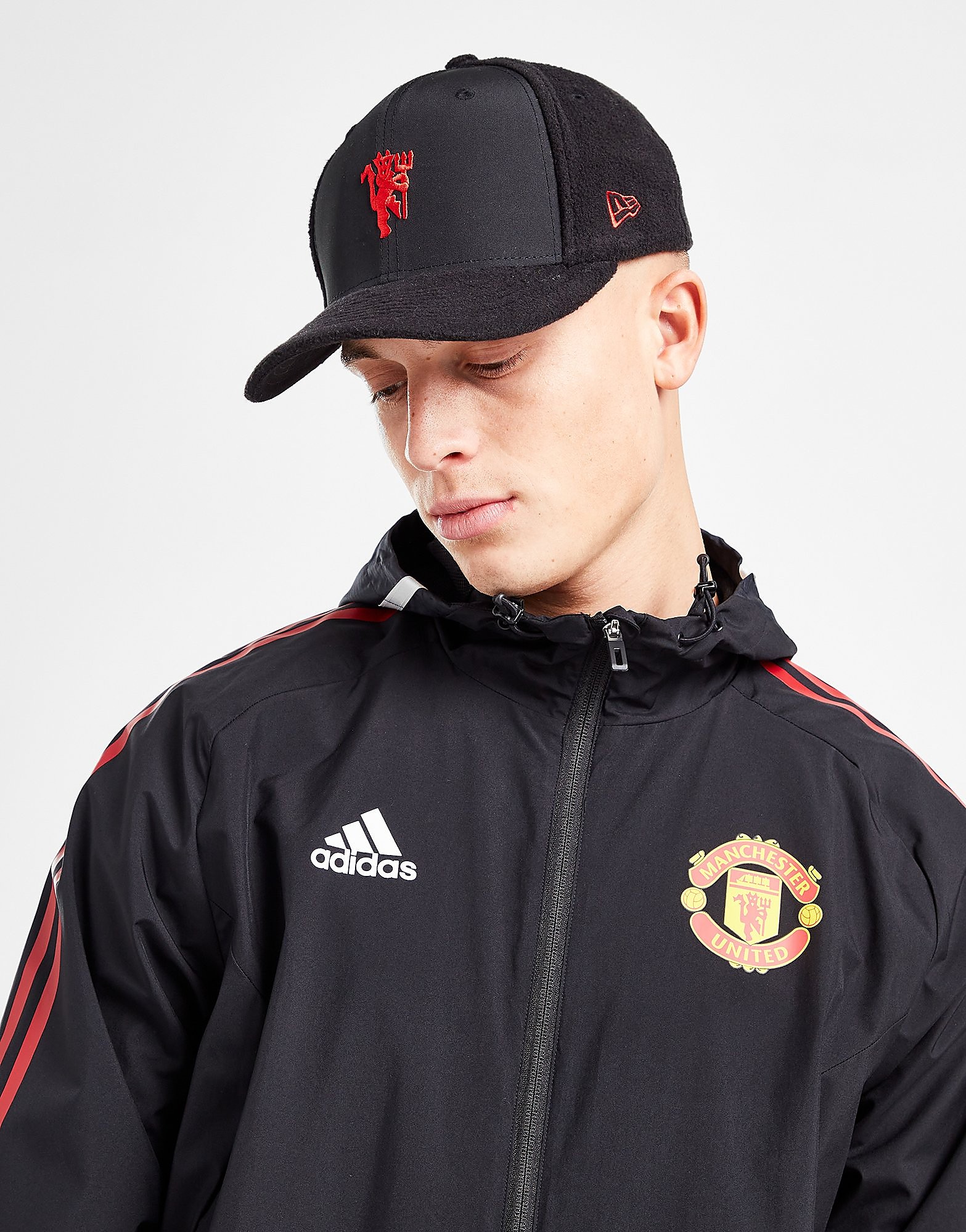 

New Era Manchester United FC 9FIFTY Fleece Cap - Black - Womens, Black
