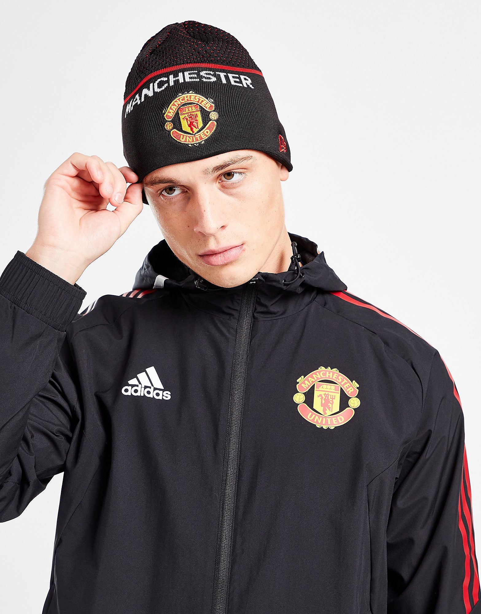 

New Era Manchester United FC Engineered Beanie Hat - Black - Womens, Black