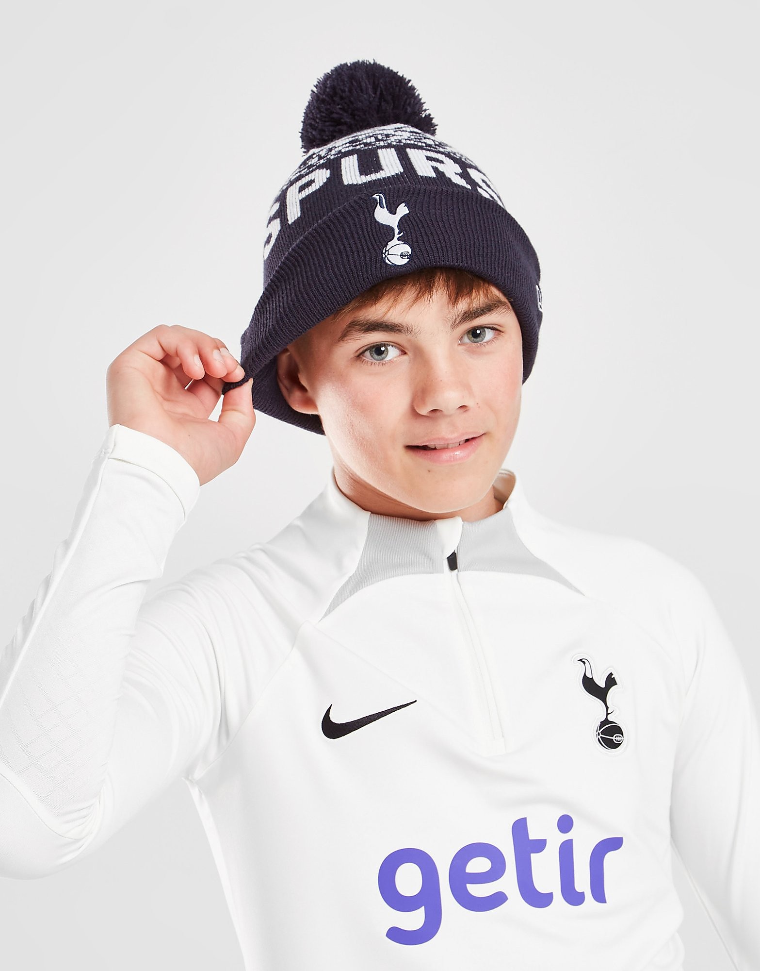 

New Era Tottenham Hotspur FC Youth Pom Beanie Junior - Blue - Kids, Blue