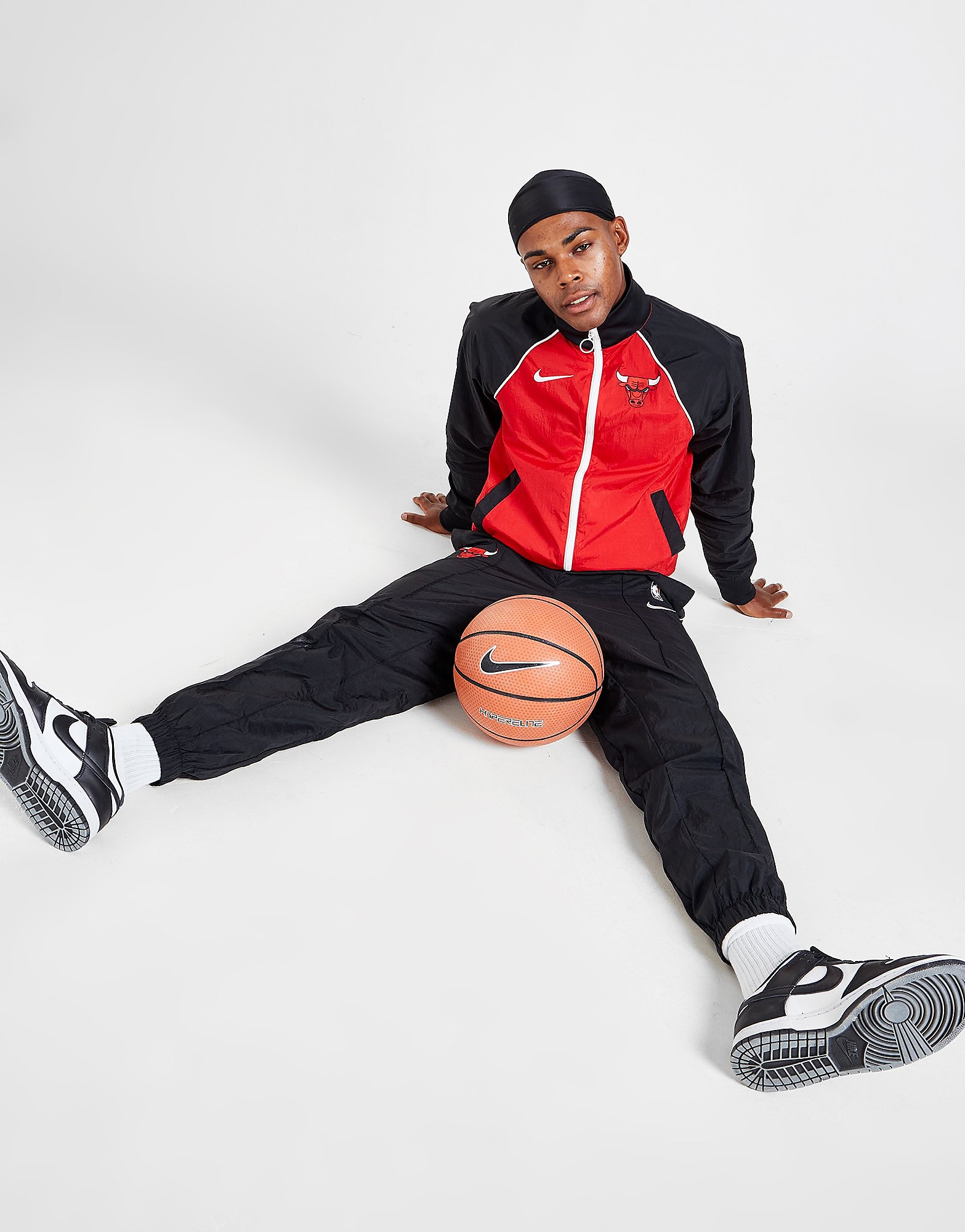 

Nike NBA Chicago Bulls Courtside Tracksuit - University Red/Black/White/Black - Mens, University Red/Black/White/Black