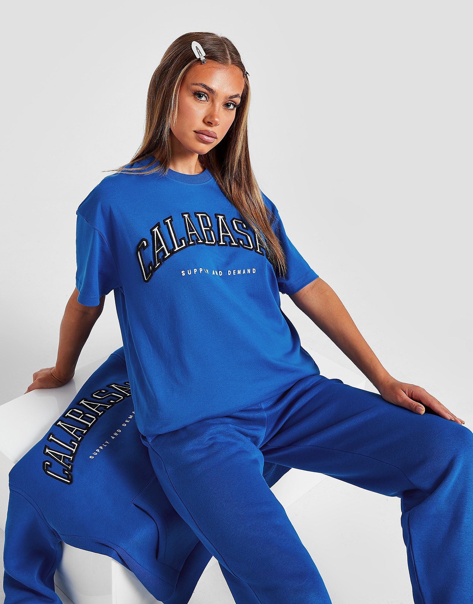 

Supply & Demand Varsity Boyfriend T-Shirt - Blue - Womens, Blue