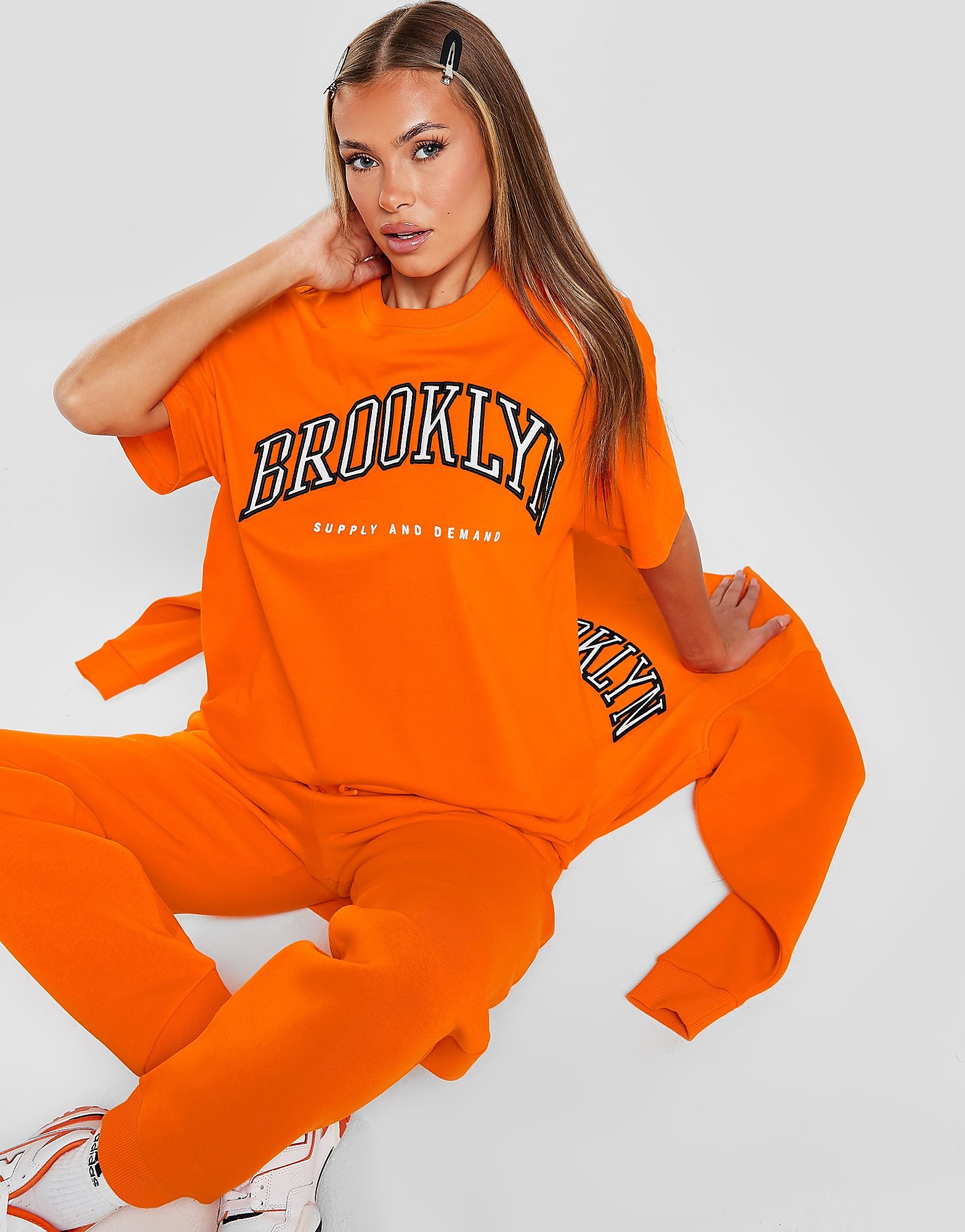 

Supply & Demand Varsity Boyfriend T-Shirt - Orange - Womens, Orange