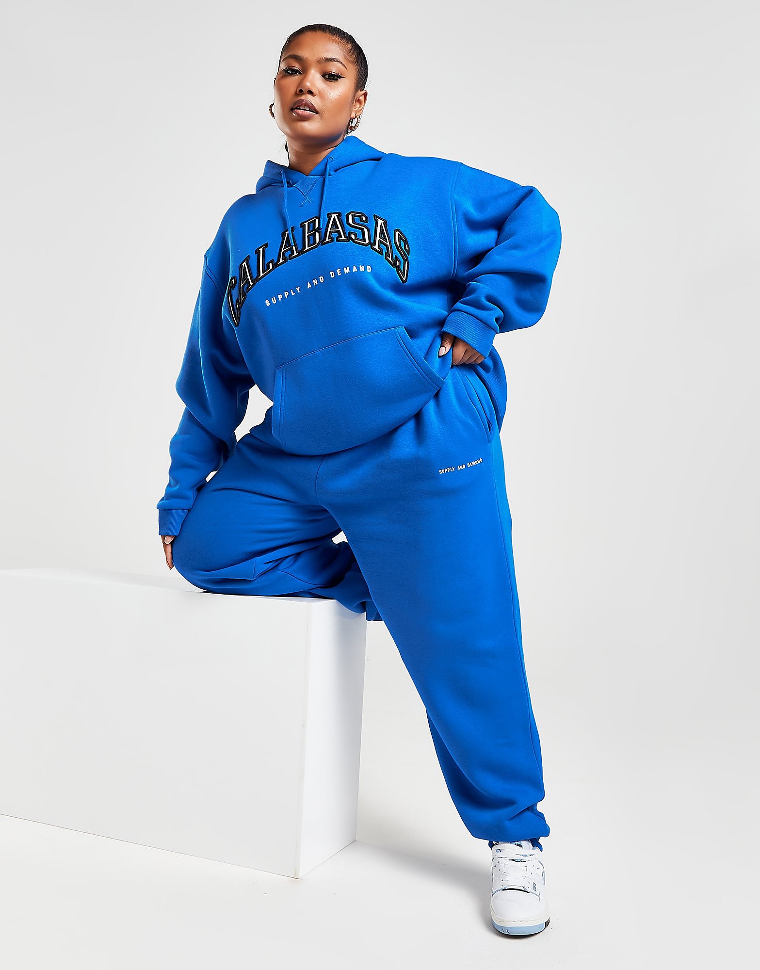 

Supply & Demand Plus Size Varsity Joggers - Blue - Womens, Blue