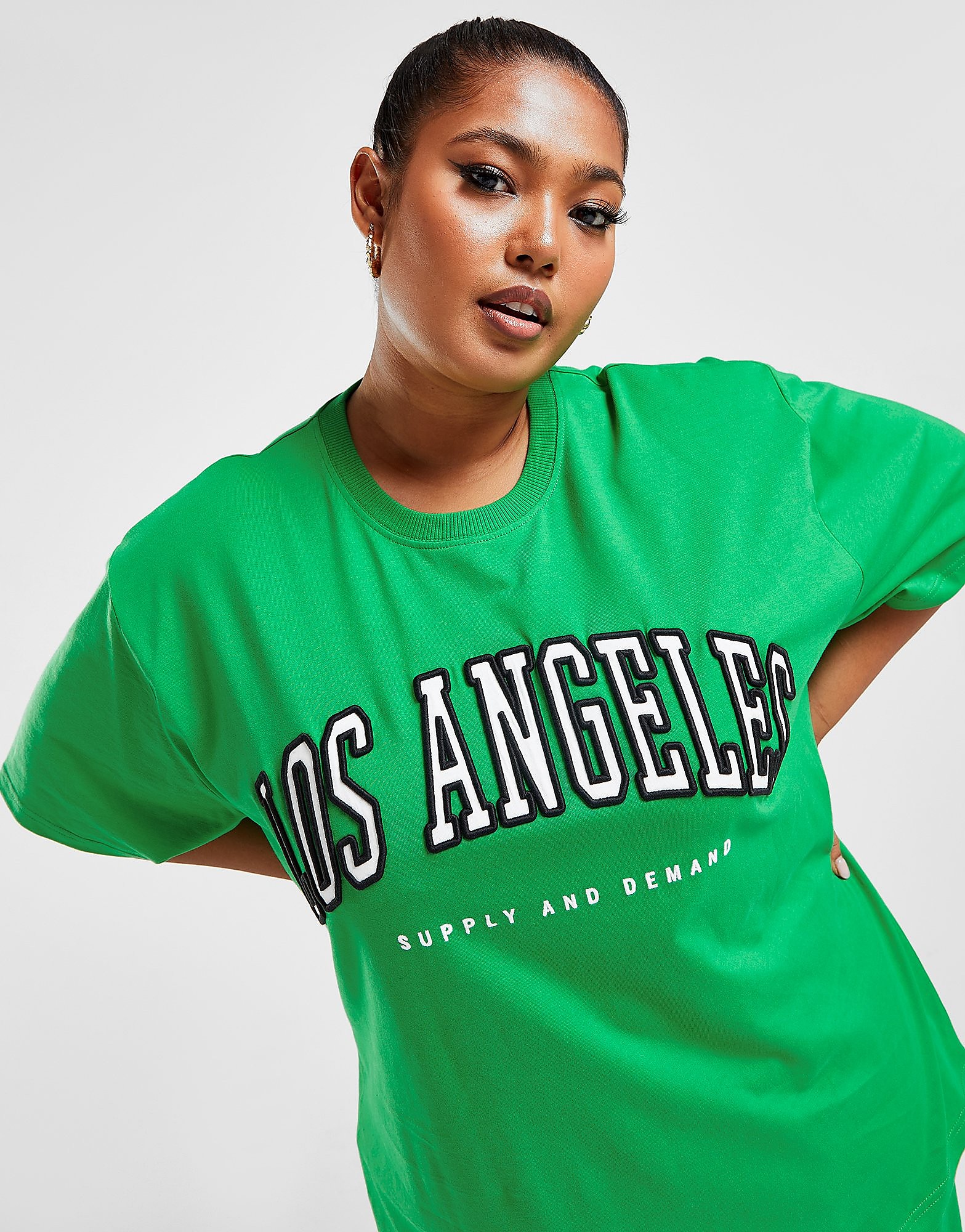 

Supply & Demand Plus Size Boyfriend T-Shirt - Green - Womens, Green