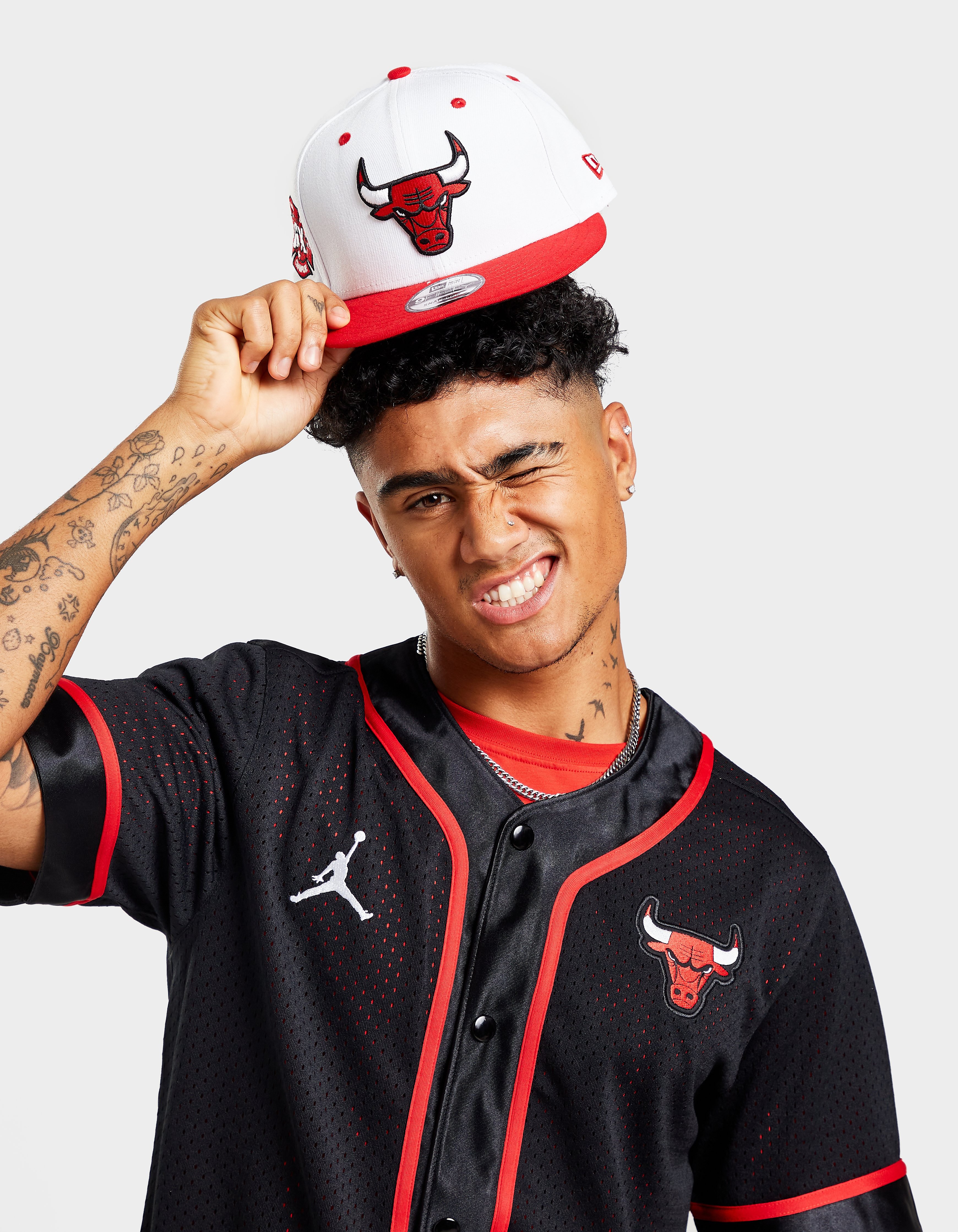 

New Era NBA Chicago Bulls 9FIFTY Snapback Cap - White - Womens, White