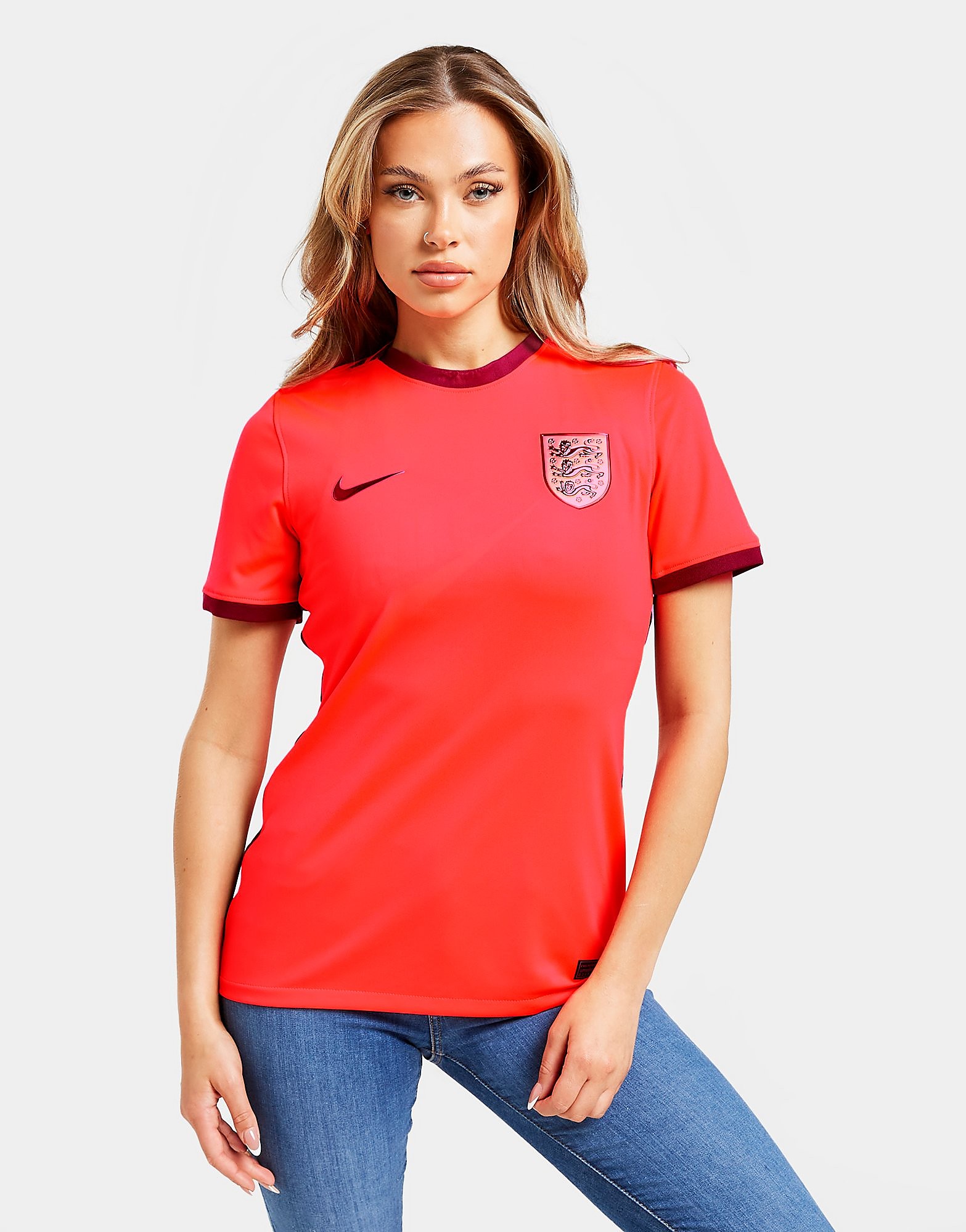 

Nike England WEC 2022 Away Shirt Women's - Red, Red