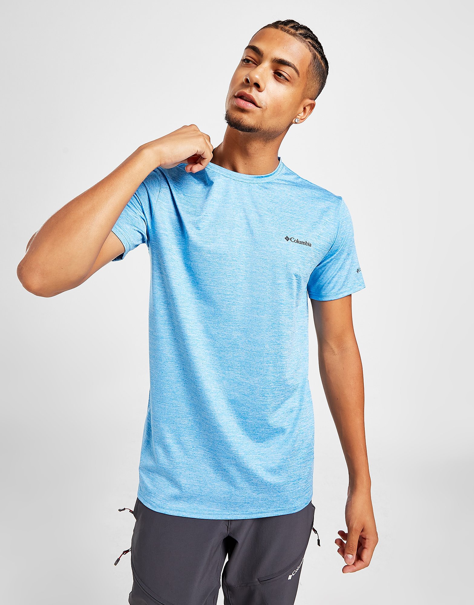 

Columbia Assent T-Shirt - Blue - Mens, Blue
