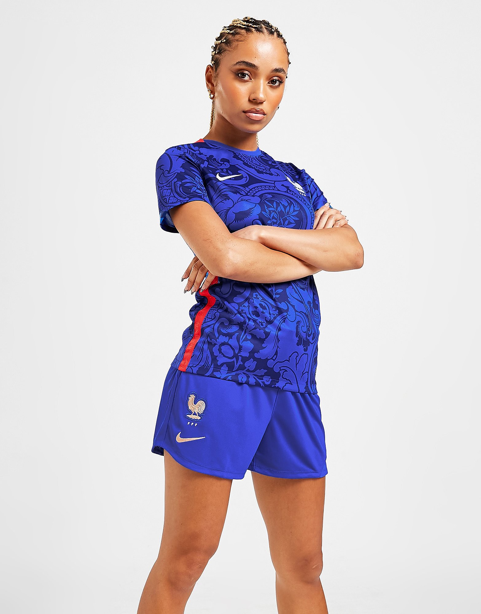 Nike France WEC Academy Shorts - Blue - Womens, Blue