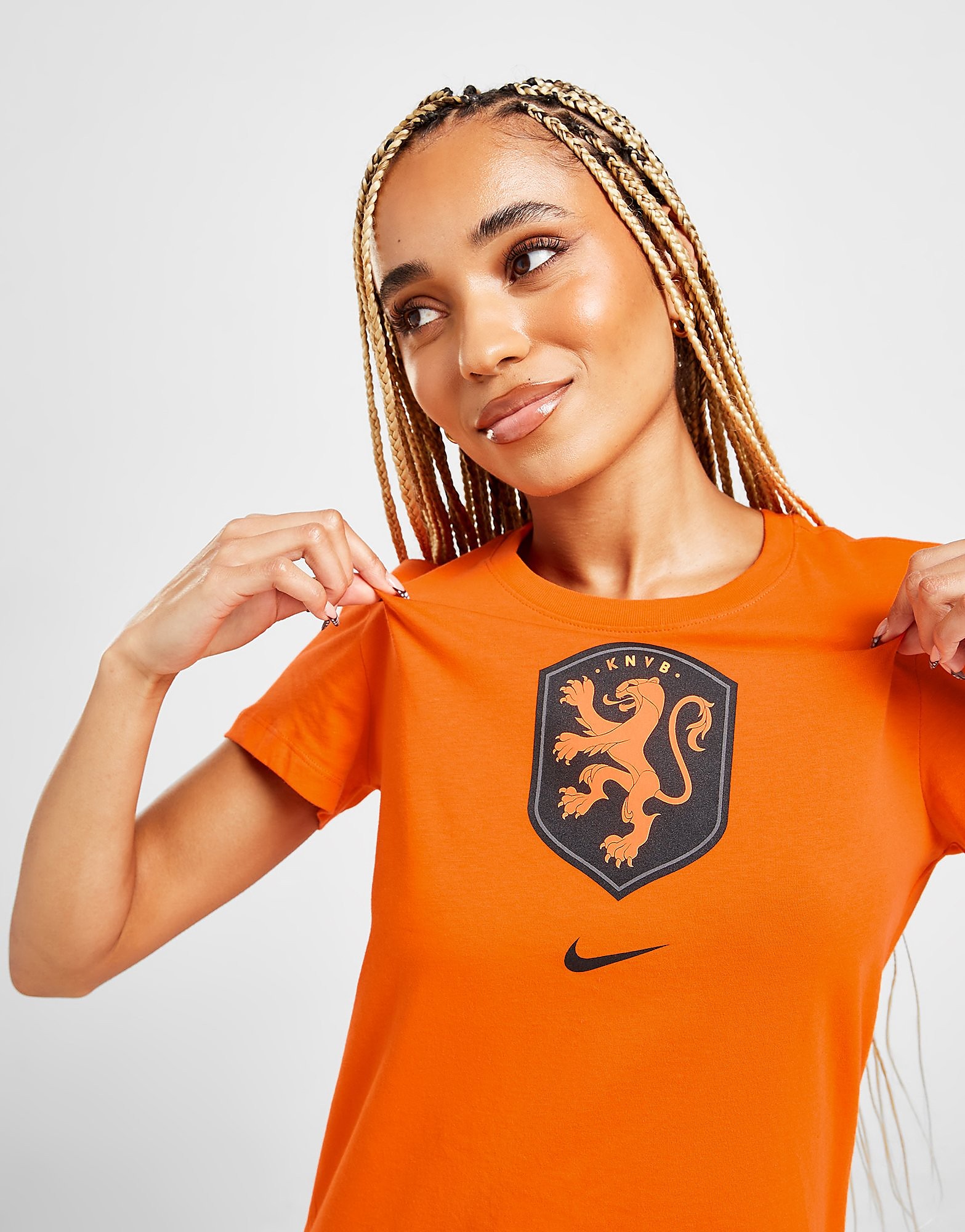 

Nike Netherlands Crest T-Shirt - Orange - Womens, Orange