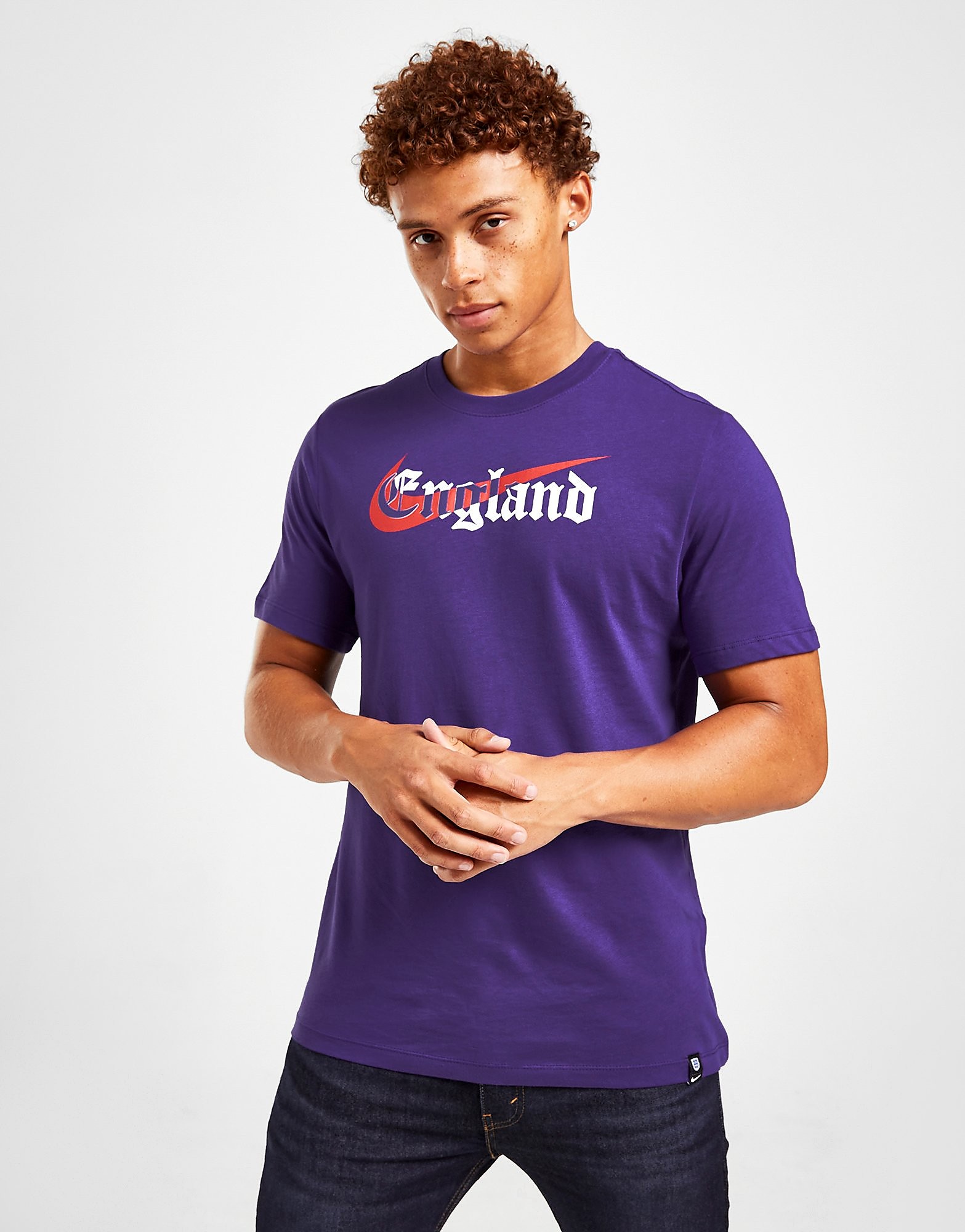 

Nike England WEC Swoosh T-Shirt - Blue - Mens, Blue