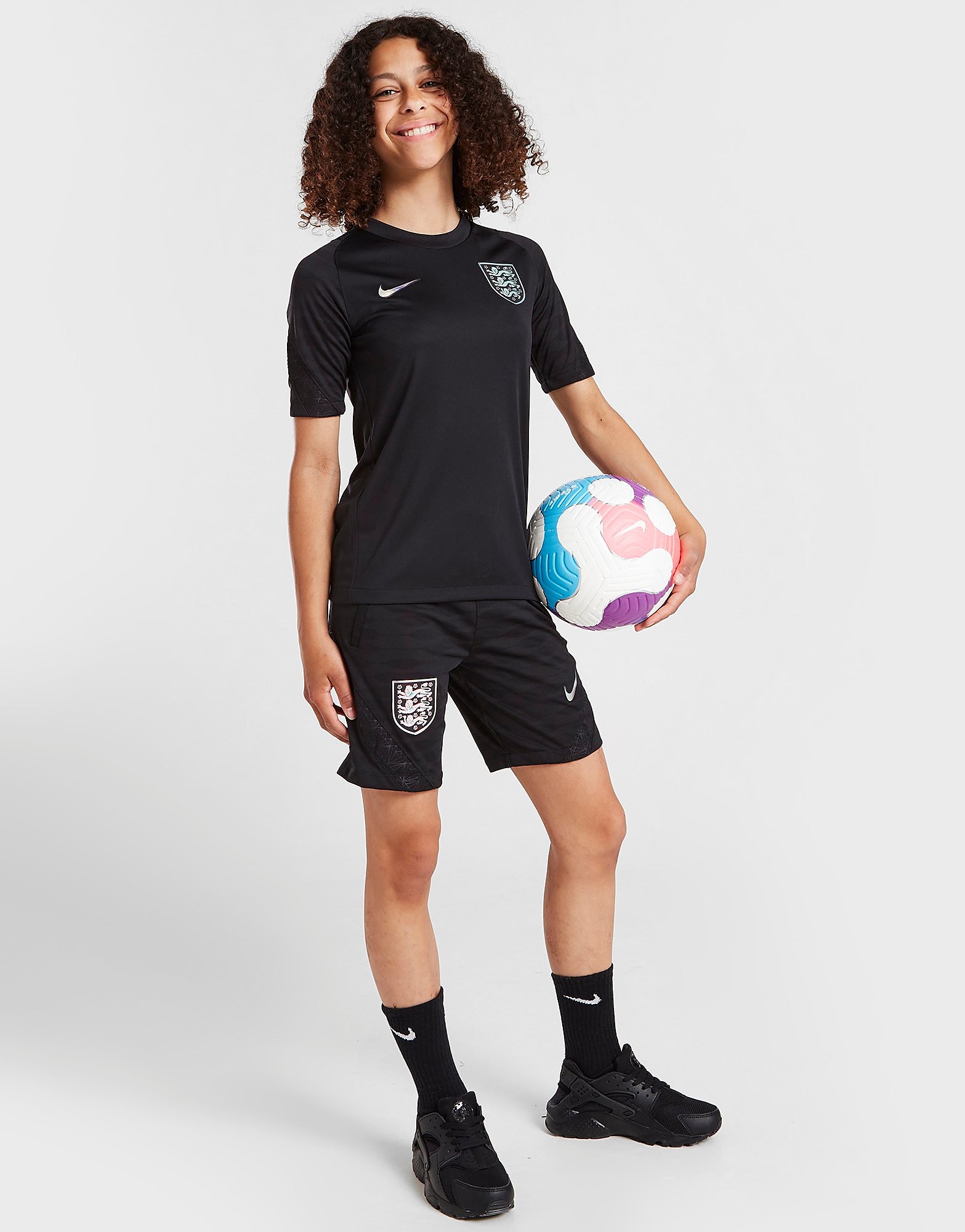 

Nike England WEC Strike Shorts Junior - Black - Kids, Black