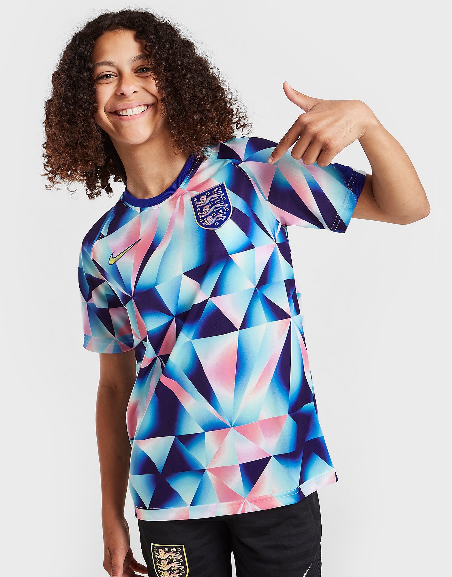 

Nike England WEC 2022 Pre-Match Shirt Junior - Blue - Kids, Blue