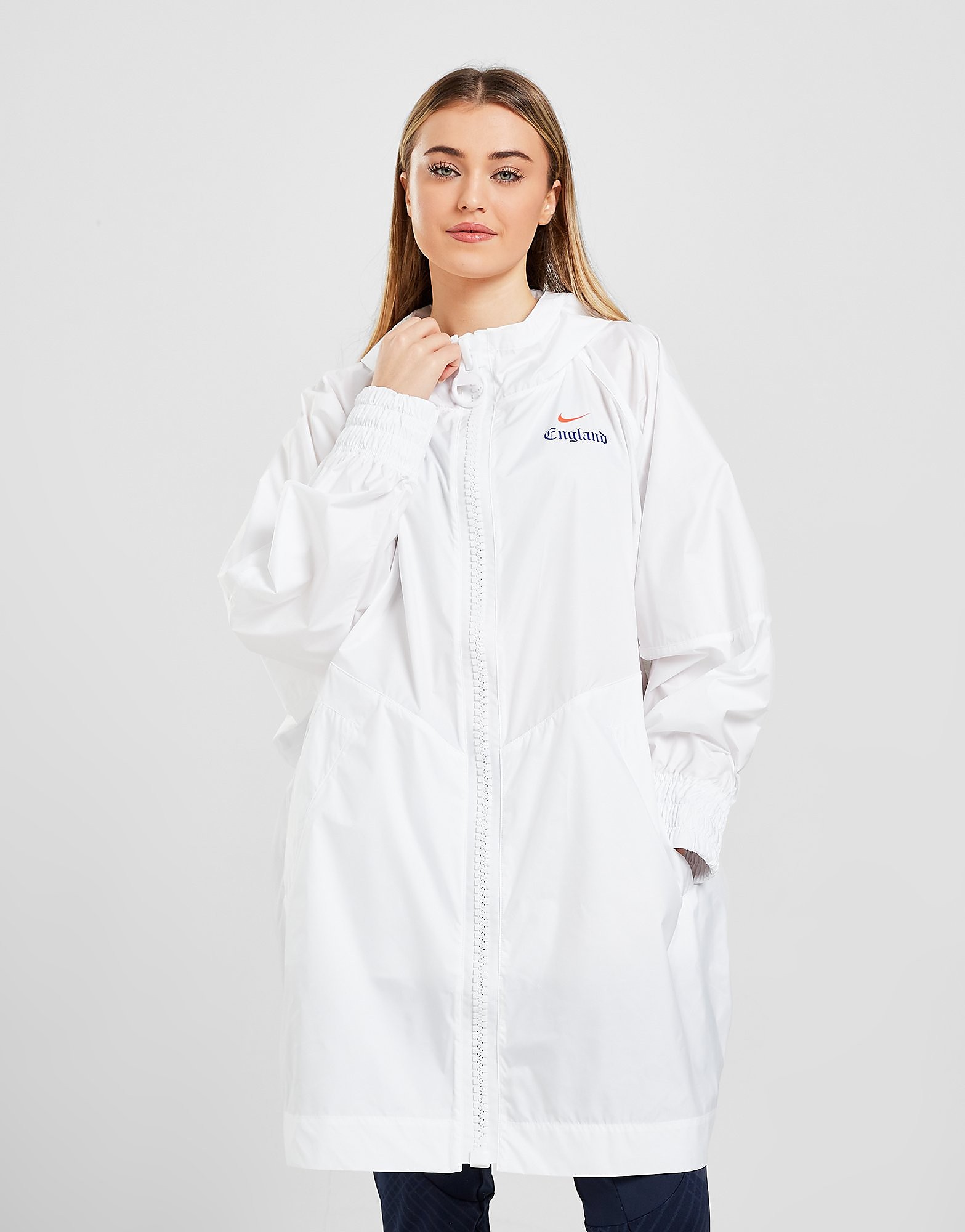 Nike England WEC Full Zip Jacket - White - Womens, White