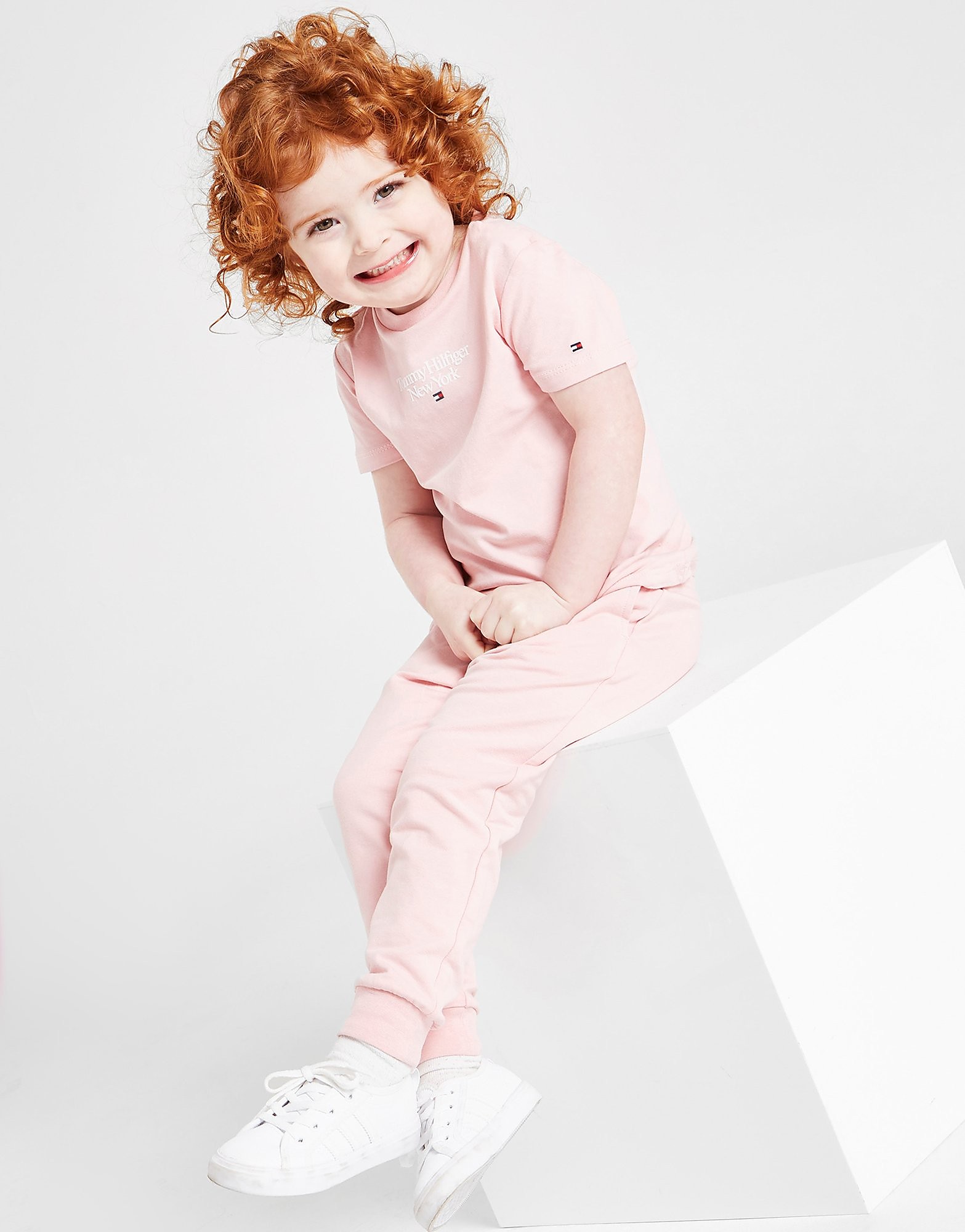 Tommy Hilfiger Conjunto de T-Shirt/Joggers Girls' Graphic de Bebé - Cor-de-rosa - Kids, Cor-de-rosa