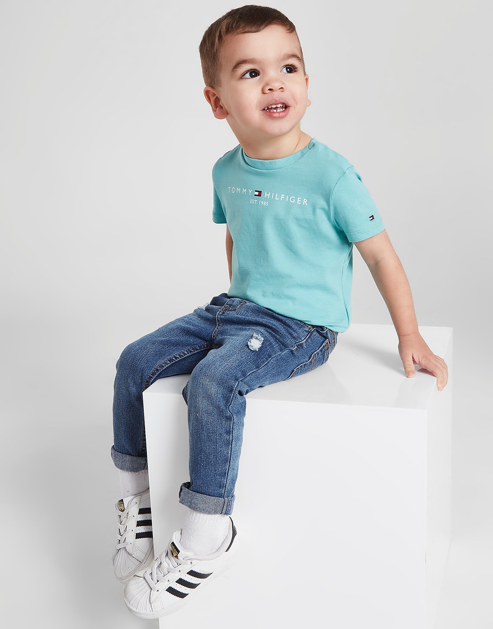 Tommy Hilfiger T-Shirt Essential de Bebé - Verde - Kids, Verde