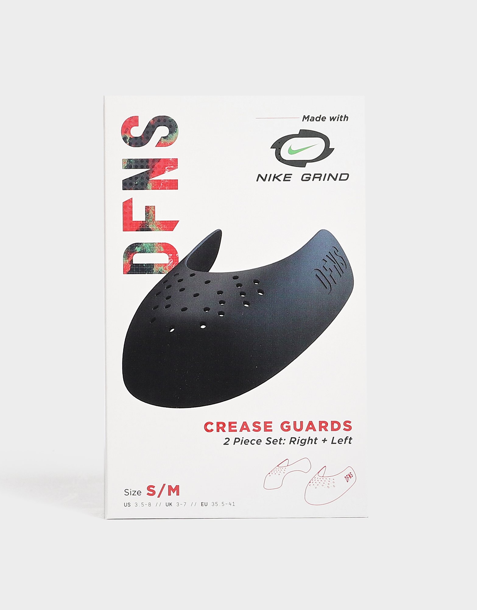 

DFNS Nike Grind Crease Guards - Black - Womens, Black