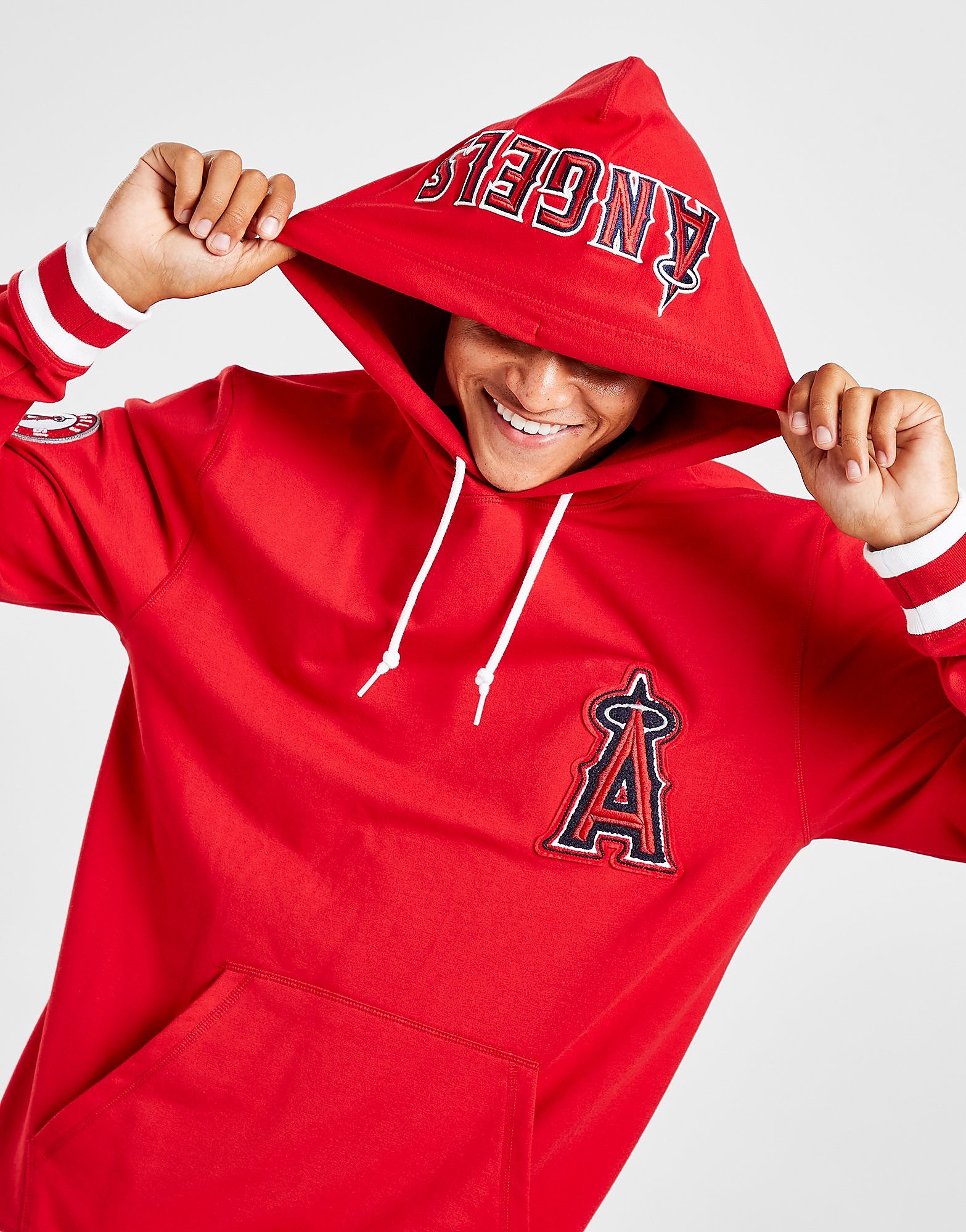 

New Era MLB Los Angeles Angels Hoodie - Red - Mens, Red