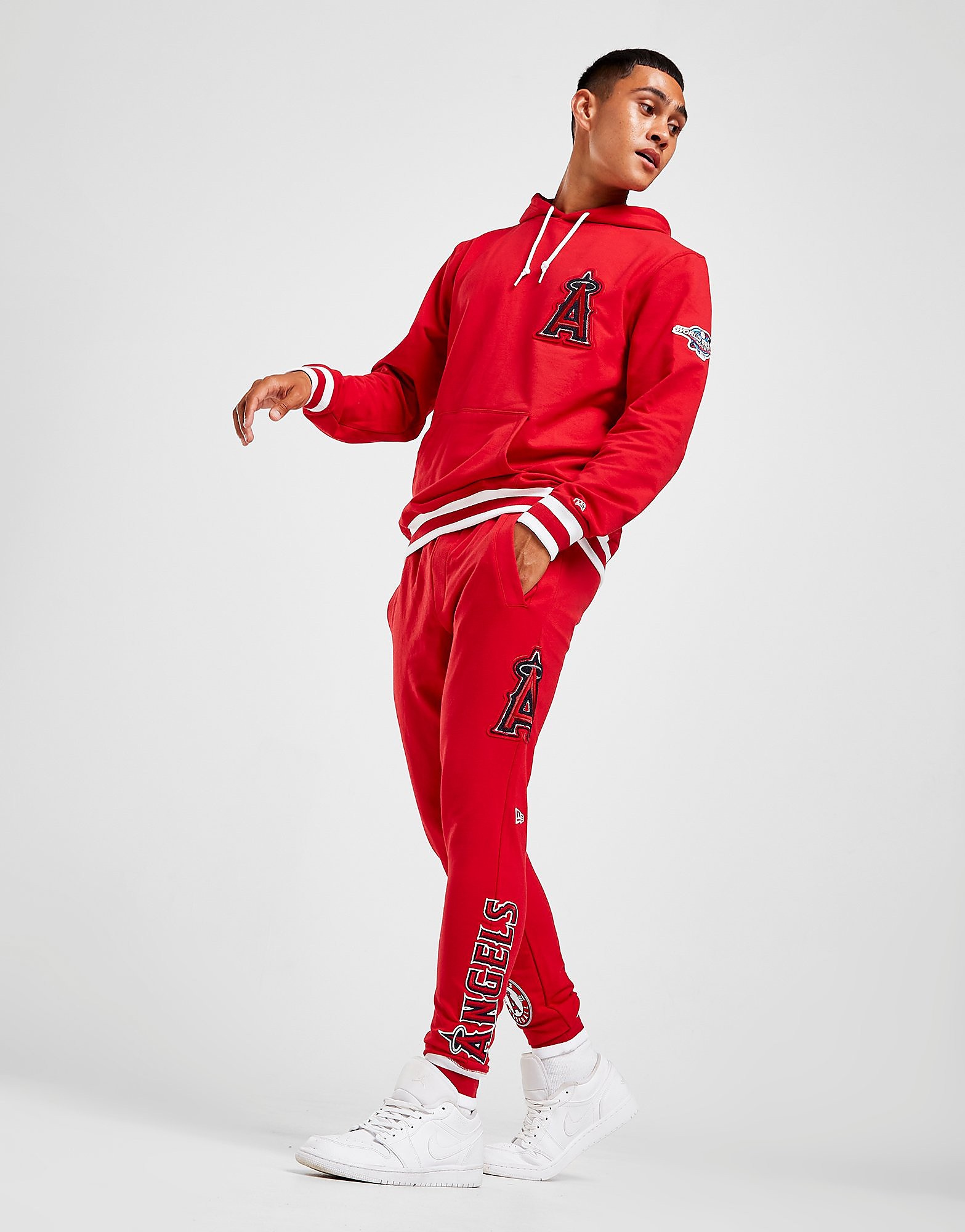 

New Era MLB Los Angeles Angels Joggers - Red - Mens, Red
