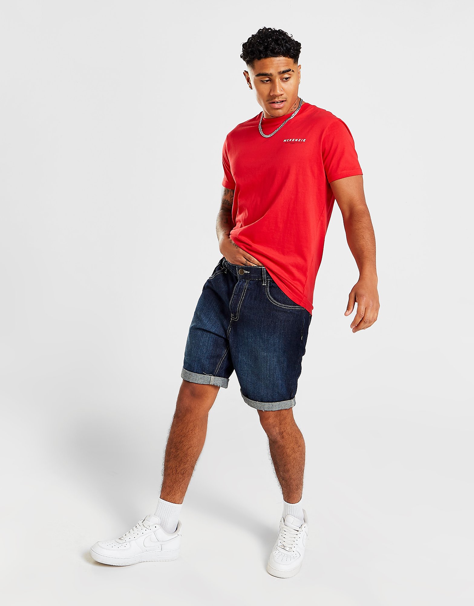 

Brave Soul Denim Dark Wash Shorts - Blue - Mens, Blue