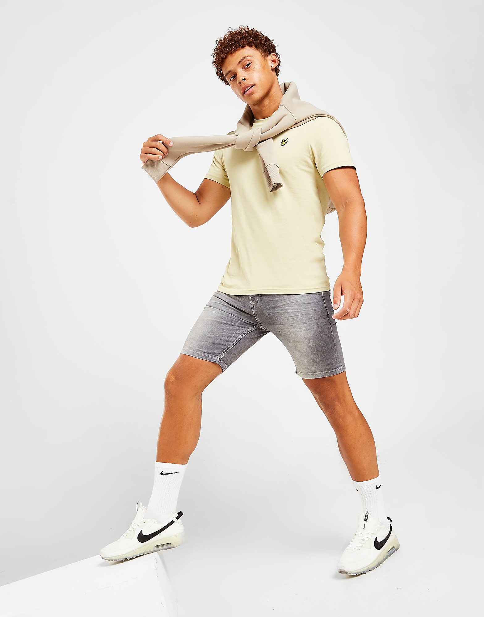 

Brave Soul Denim Shorts - Grey - Mens, Grey