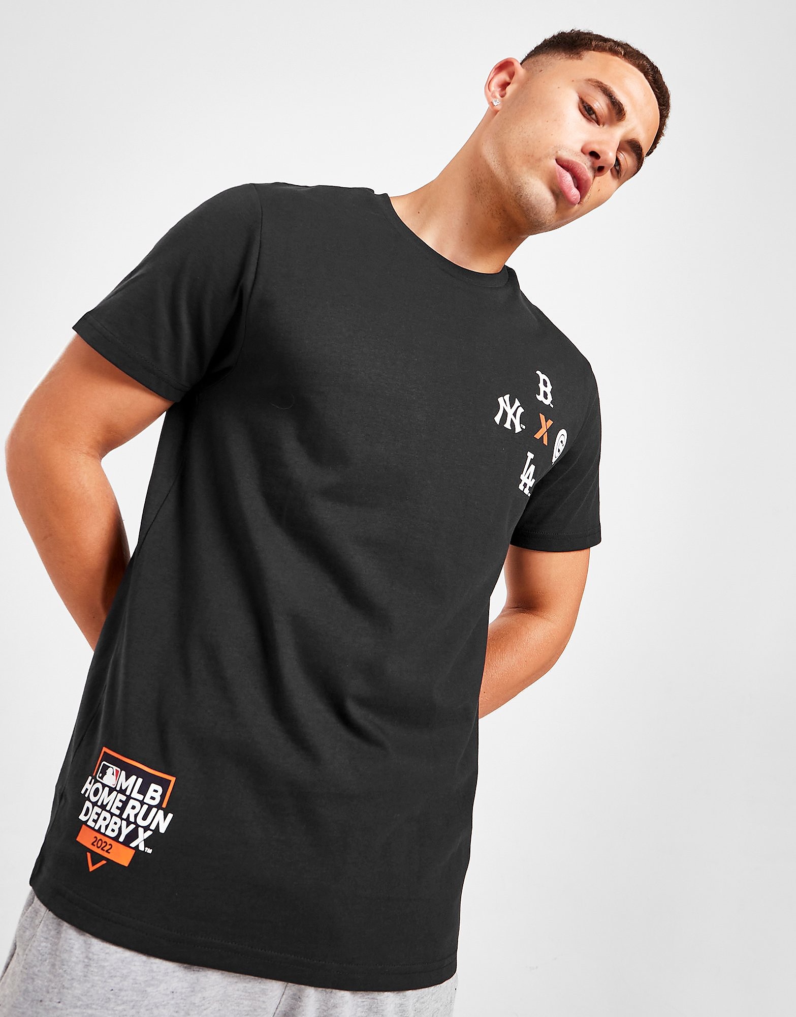New Era MLB Home Run T-Shirt - Black - Mens, Black