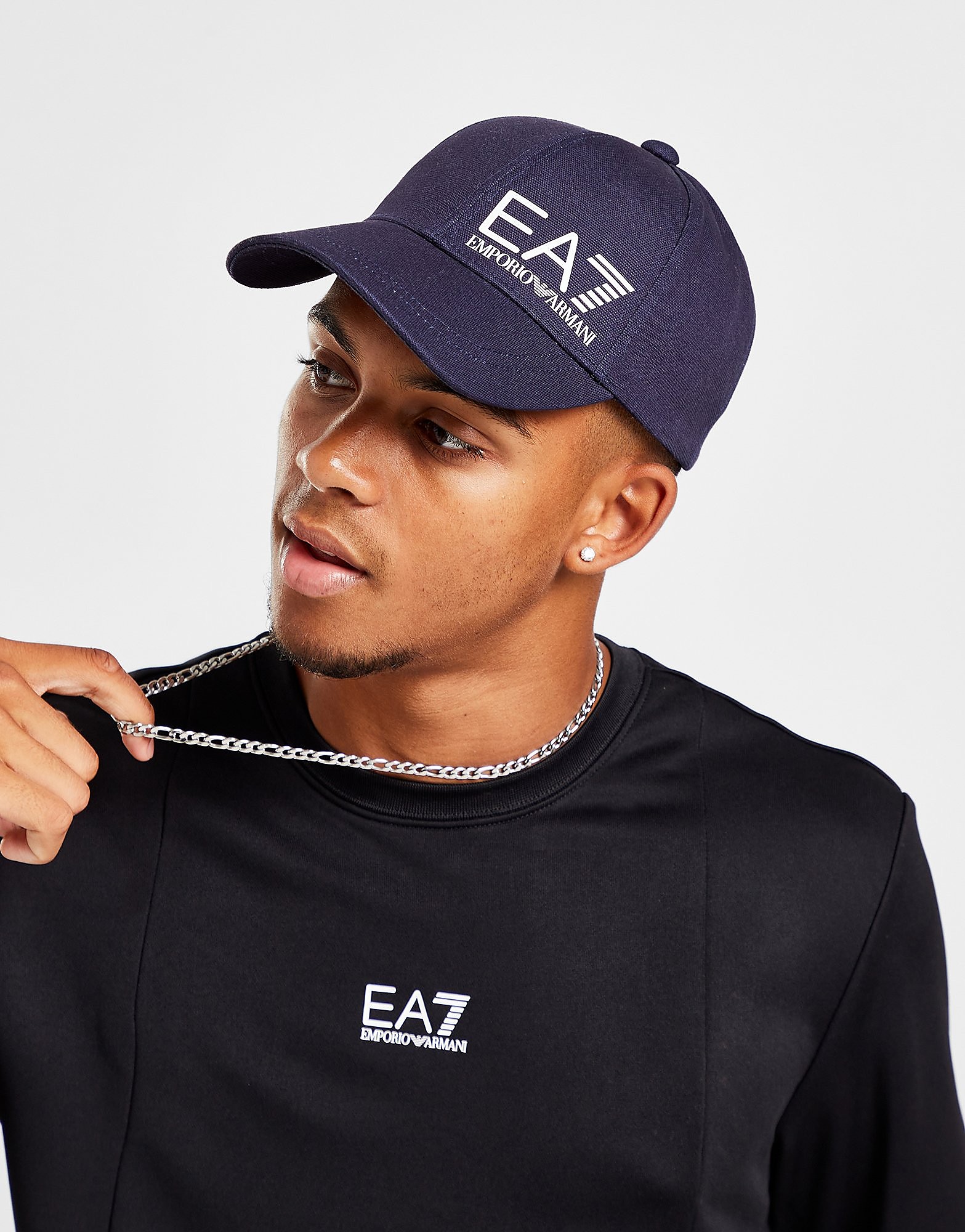 

Emporio Armani EA7 Training Core Logo Cap - Blue - Womens, Blue