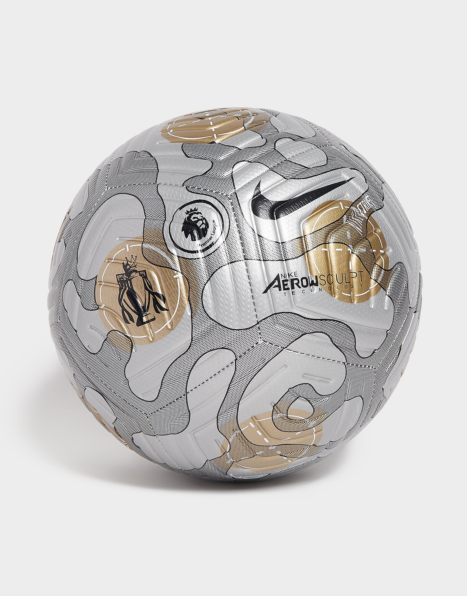

Nike Premier League 22 Trophy Strike Football (Size 5) - Silver - Kids, Silver