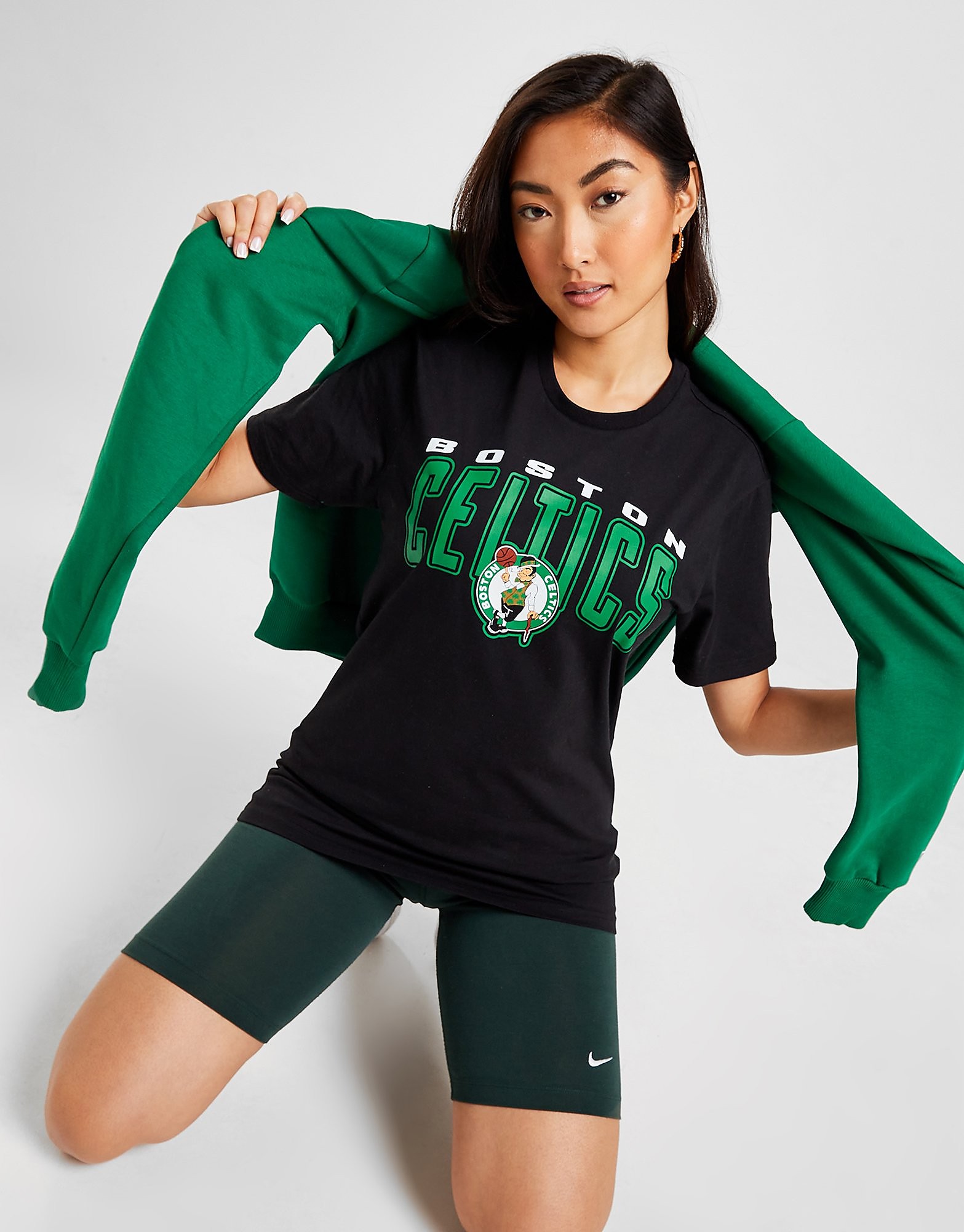 

New Era NBA Boston Celtics T-Shirt - Black - Womens, Black