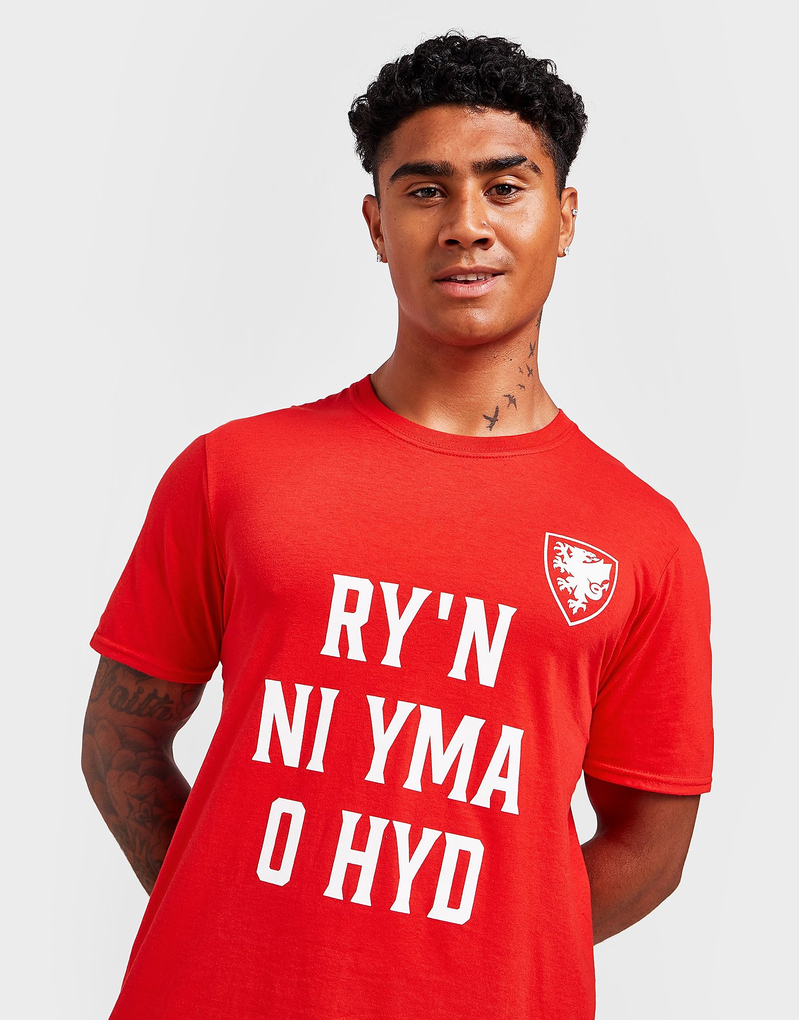 

Official Team Wales Anthem T-Shirt - Red - Mens, Red