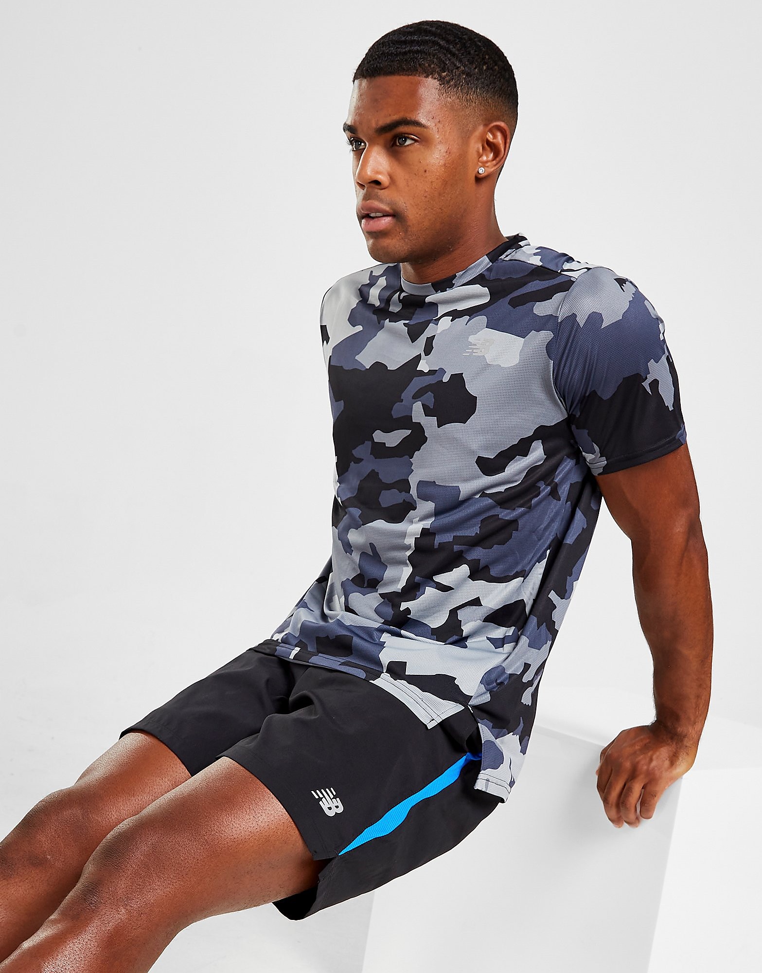 

New Balance Accelerate T-Shirt - Black - Mens, Black