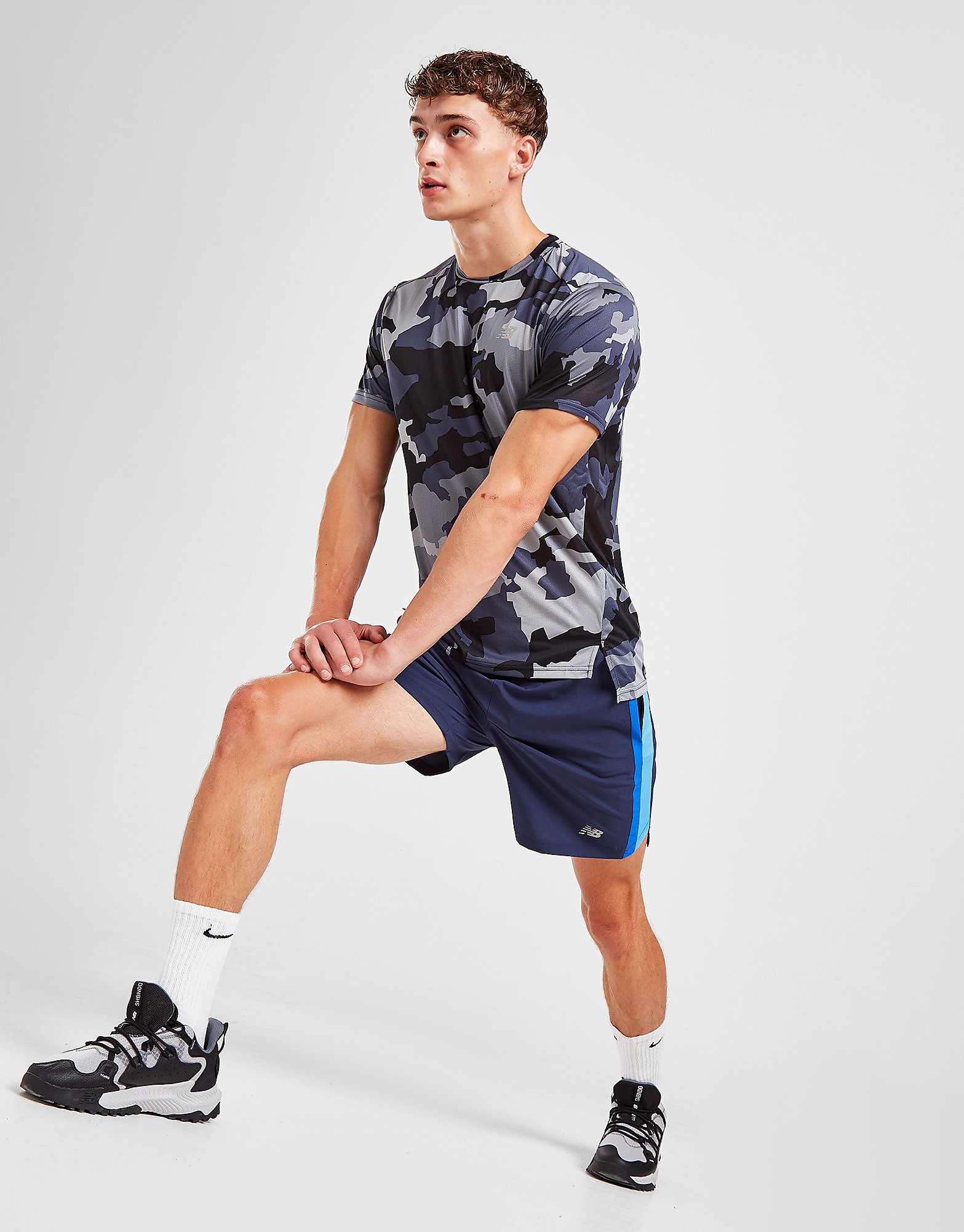 

New Balance Accelerate 7" Shorts - Blue - Mens, Blue