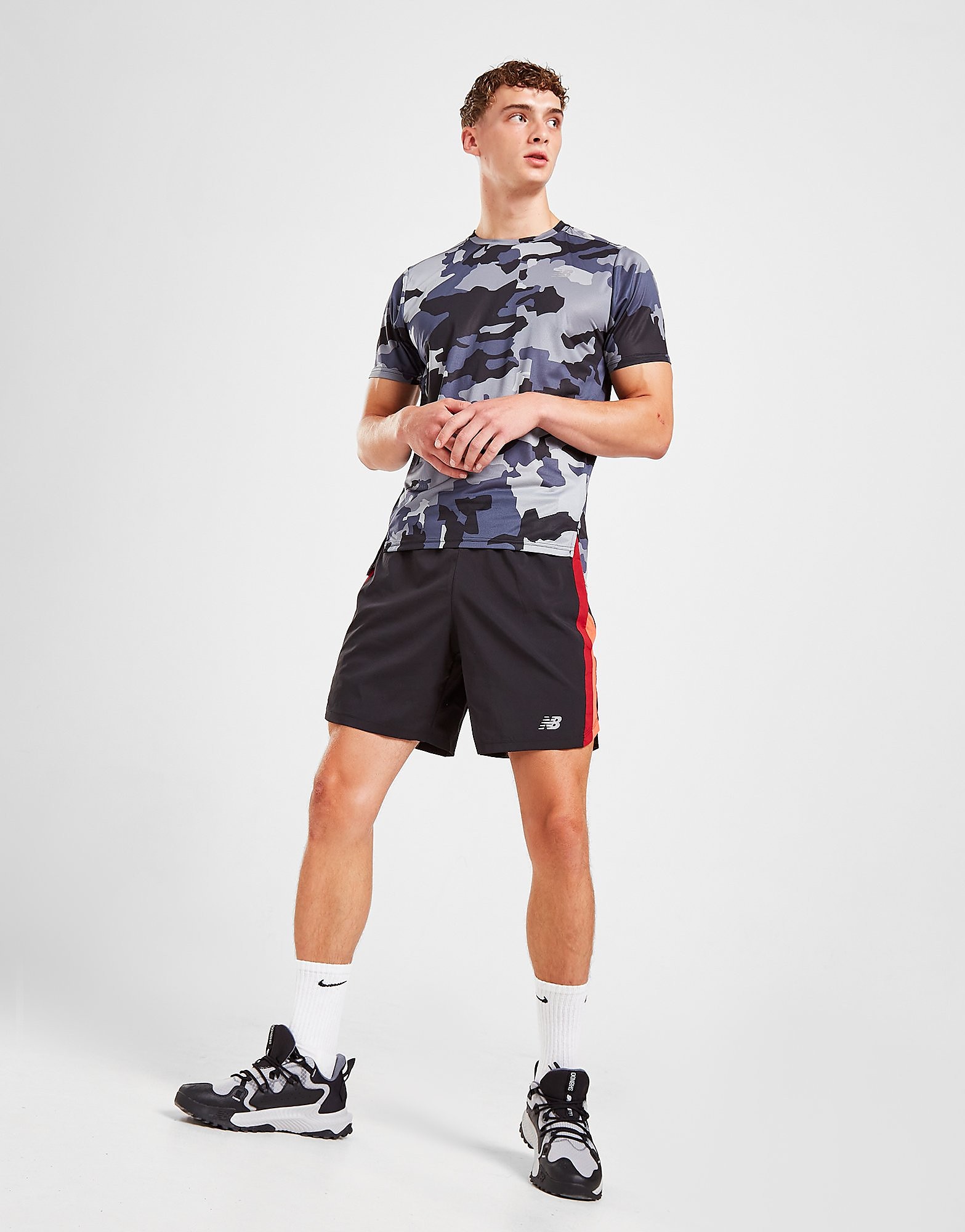 New Balance Accelerate 7" Shorts - Black - Mens, Black