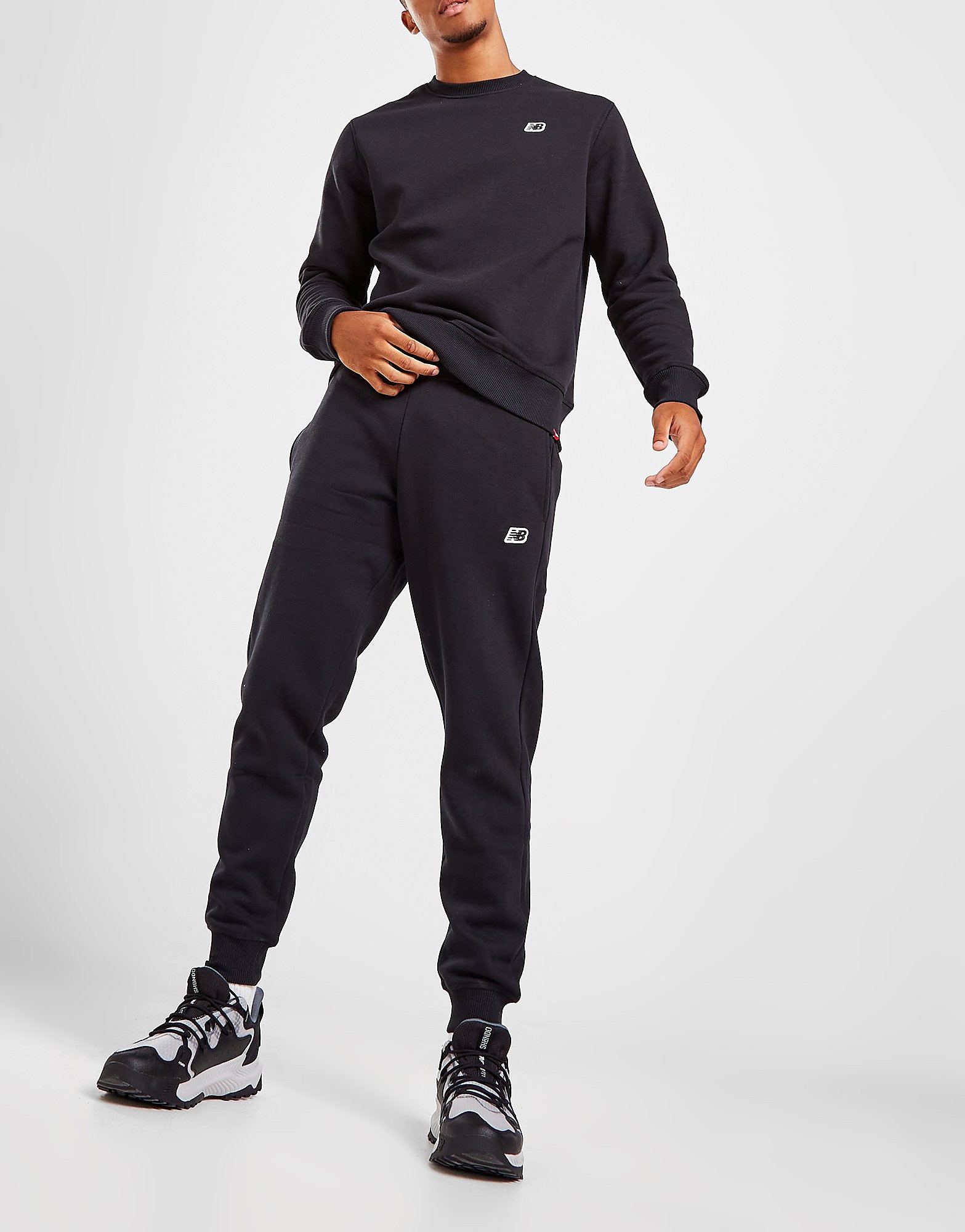 

New Balance Fleece Joggers - Black - Mens, Black