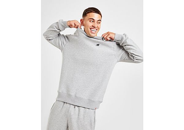 New Balance Fleece Crew Sweatshirt - Grey - Mens, Grey