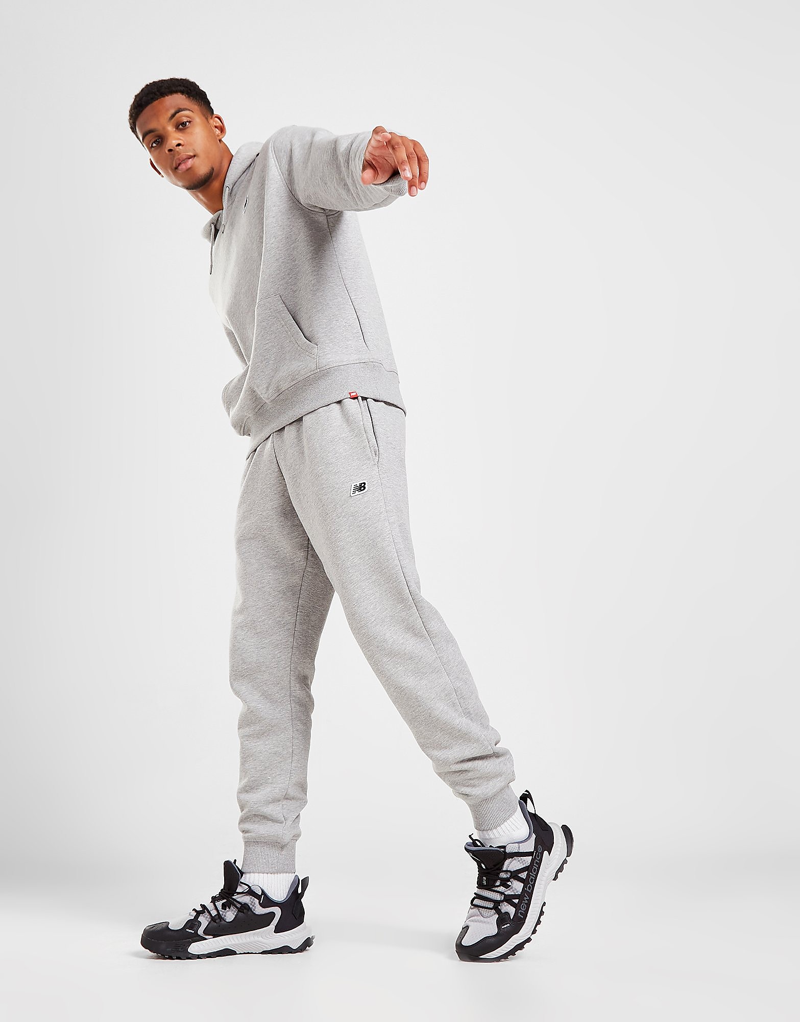 

New Balance Fleece Joggers - Grey - Mens, Grey