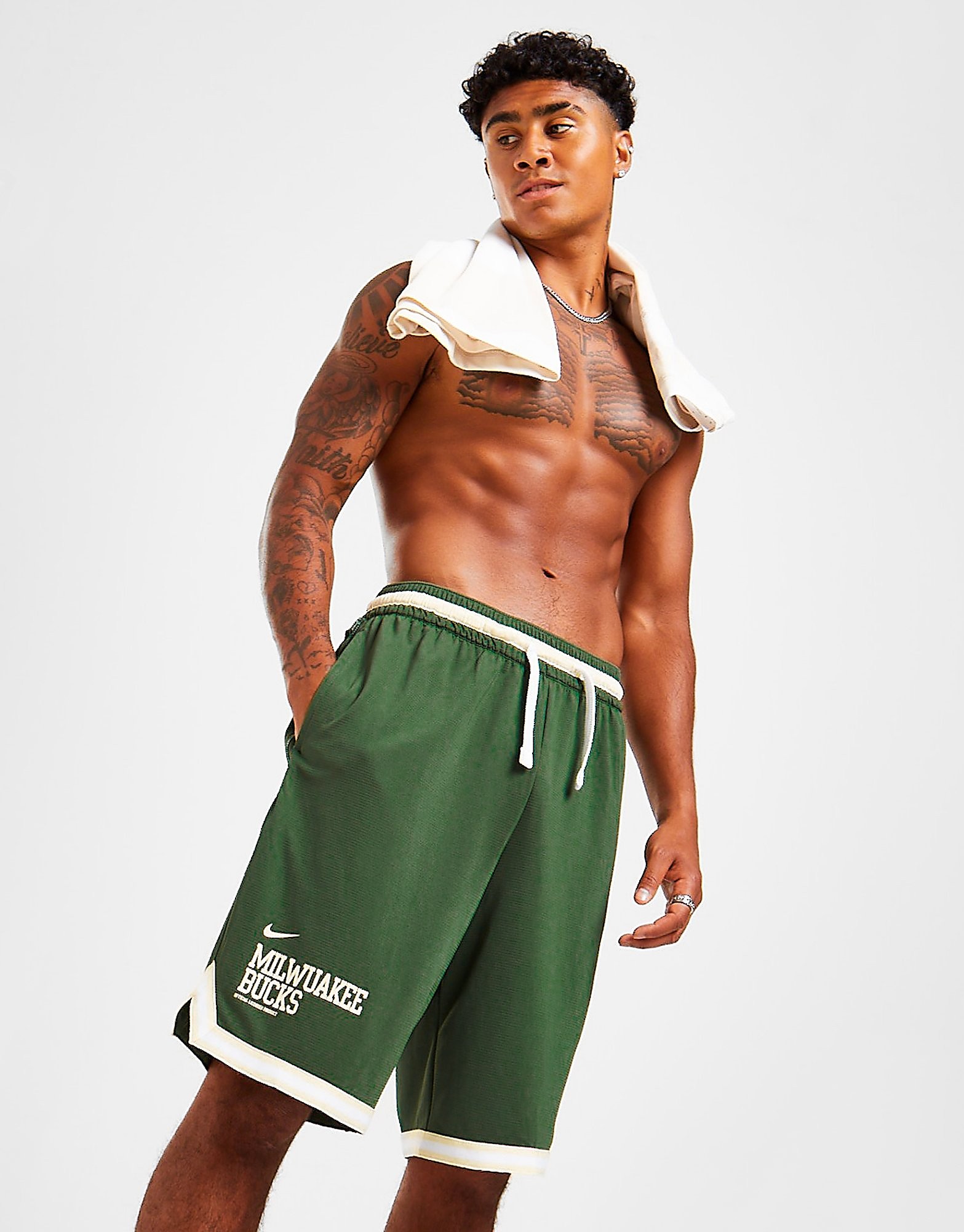 

Nike NBA Milwaukee Bucks DNA Shorts - Green - Mens, Green